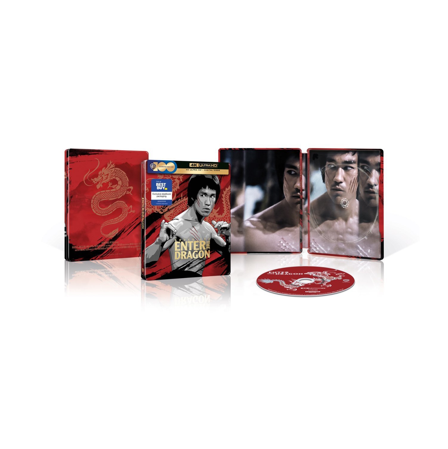 Enter the Dragon [Steelbook] Bruce Lee [Includes Digital Copy] [4k Ultra HD Blu-ray]