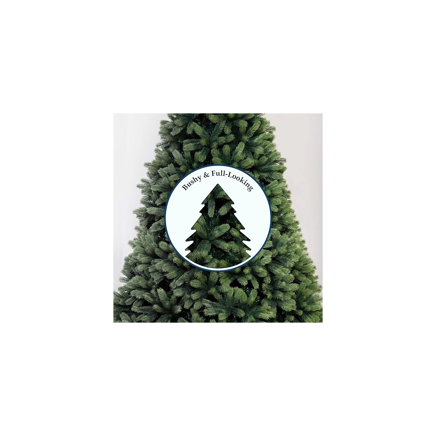 5FT Artificial Christmas Tree, Holiday Xmas Tree Decoration Pine Tree with 500 Branch Tips, Solid Metal Stand included