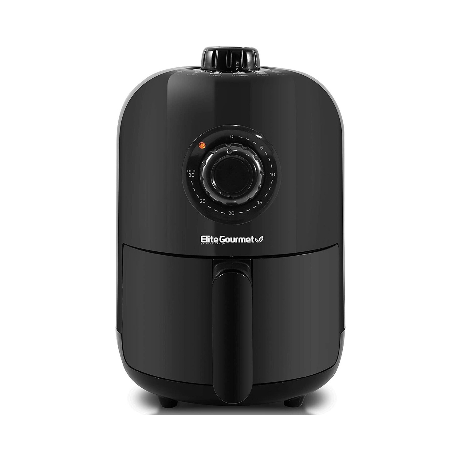 Elite Gourmet 12V Adjustable Controls Air Fryer - Black