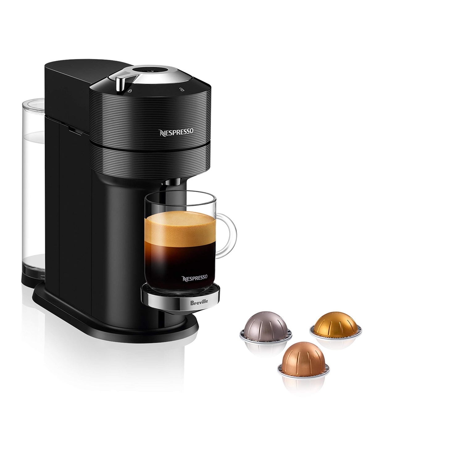 Nespresso by Breville Vertuo Next Classic Black Coffee and Espresso Machine