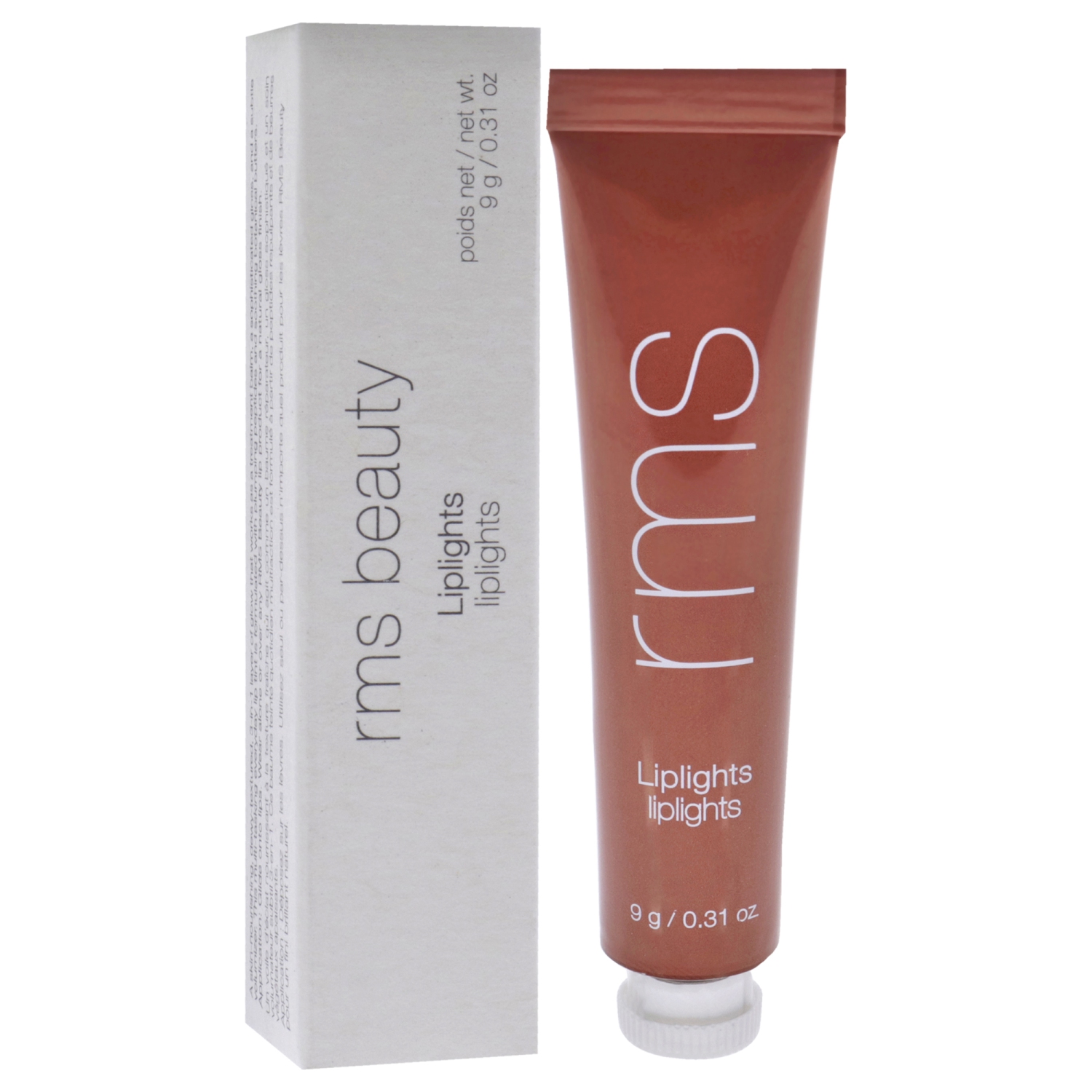 Liplights Cream Lip Gloss - Bisou by RMS Beauty for Women - 0.31 oz Lip Gloss