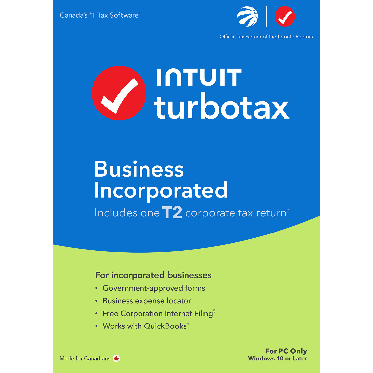 TurboTax Business Incorporated 2023 (PC) - 3 User - T2 Corporate Return - English