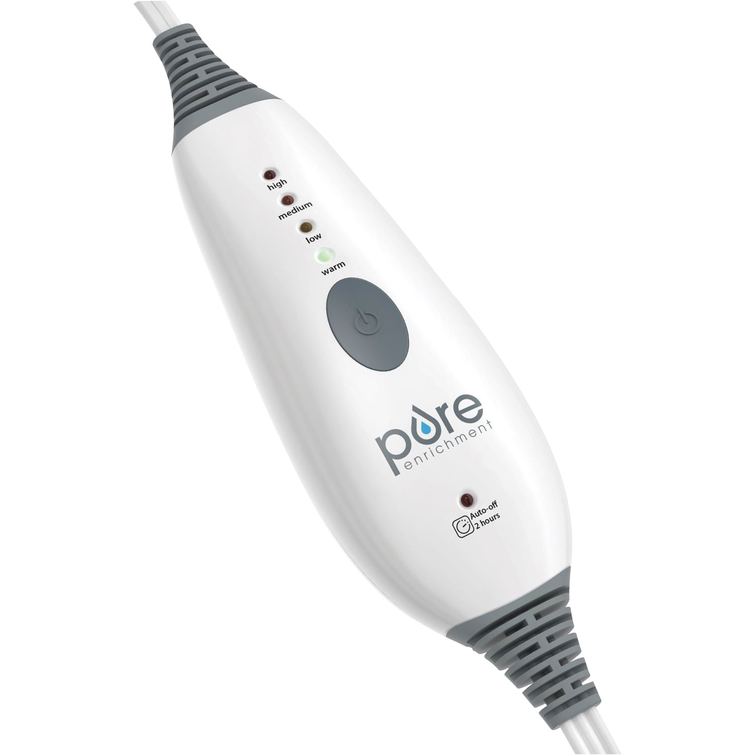 Coussin chauffant de luxe de PureRelief - Gris