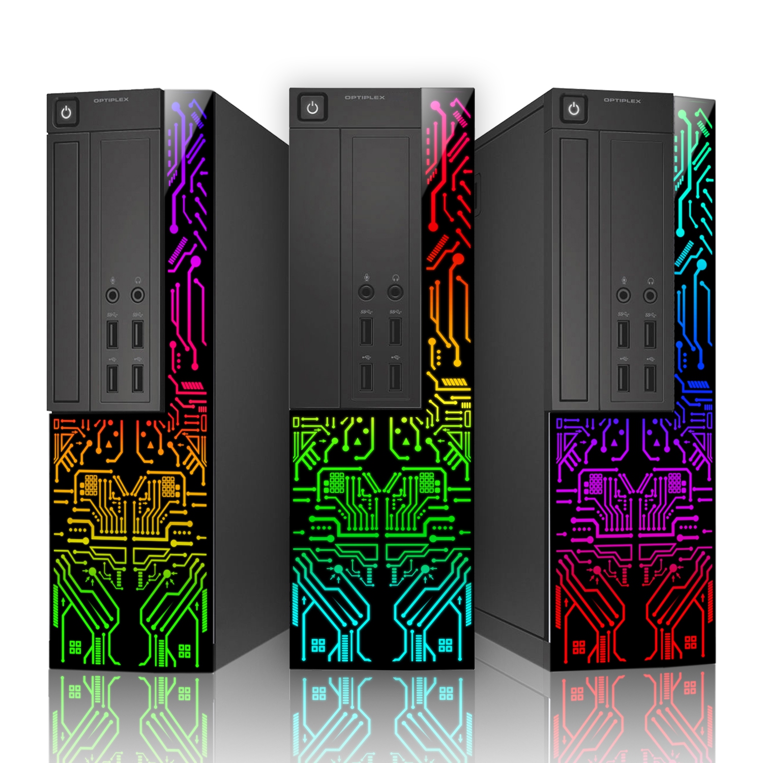 Remis à neuf - ordinateur de bureau de Dell avec moniteur de 22 po, processeur i5 4 coeurs d'Intel, mémoire vive 8&nbsp;Go, disque SSD 256&nbsp;Go,