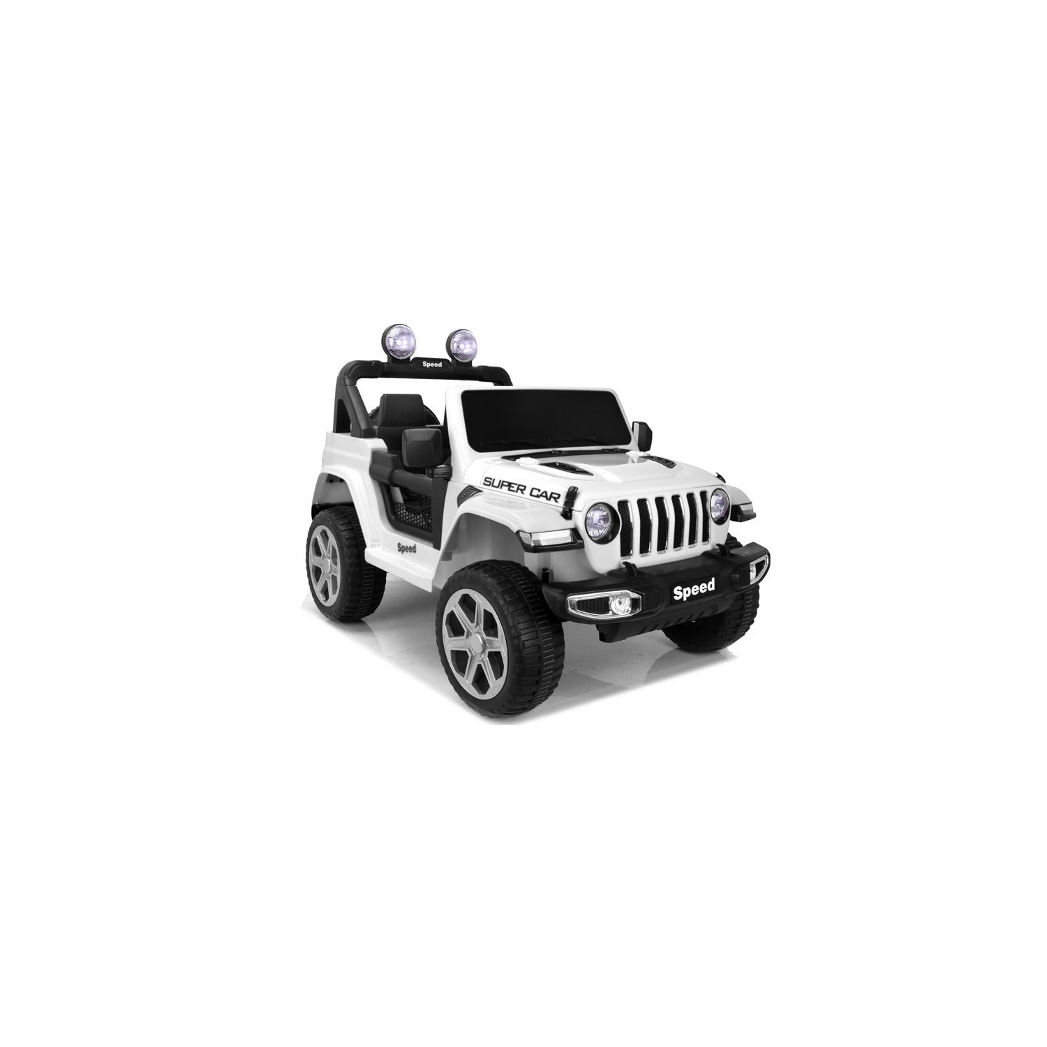 SONICTECK Jeep Style 4x4 Ride on Car 12V Rubber Tires Remote Control