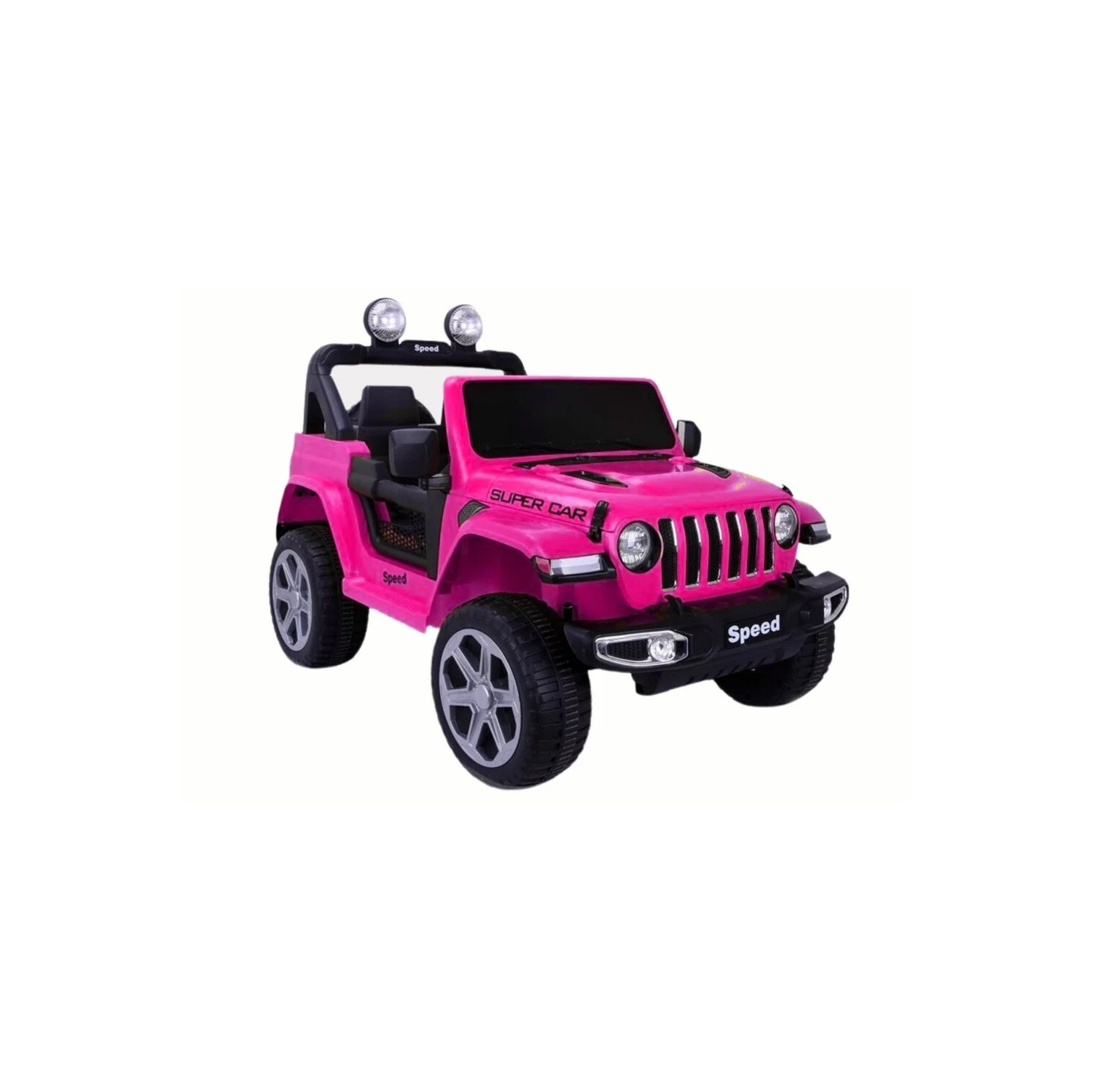SONICTECK Jeep Style 4x4 Ride on Car 12V Rubber Tires Remote Control