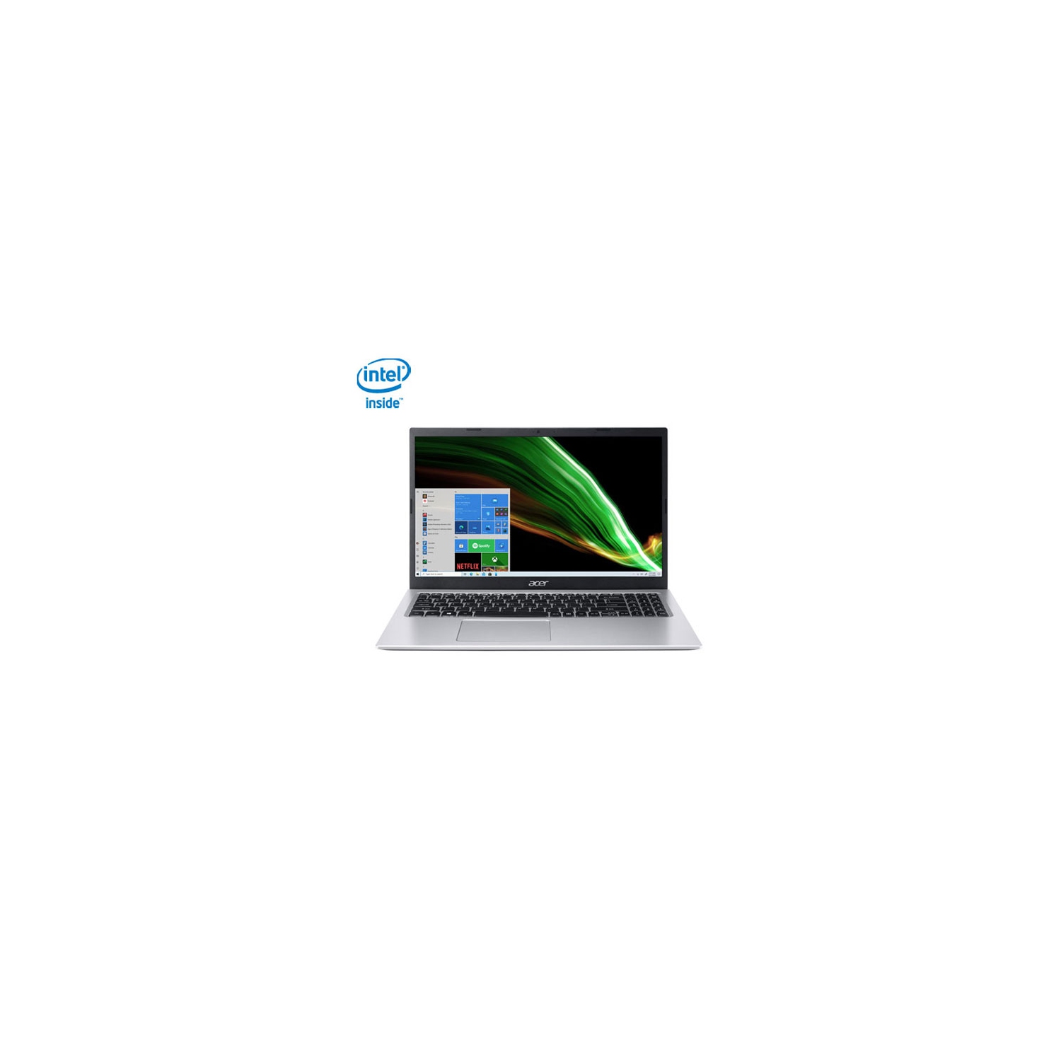 Refurbished (Fair) -Acer Aspire 1 15.6" Laptop -Silver (Intel ICD/128GB eMMC/4GB RAM/Win 11 S)