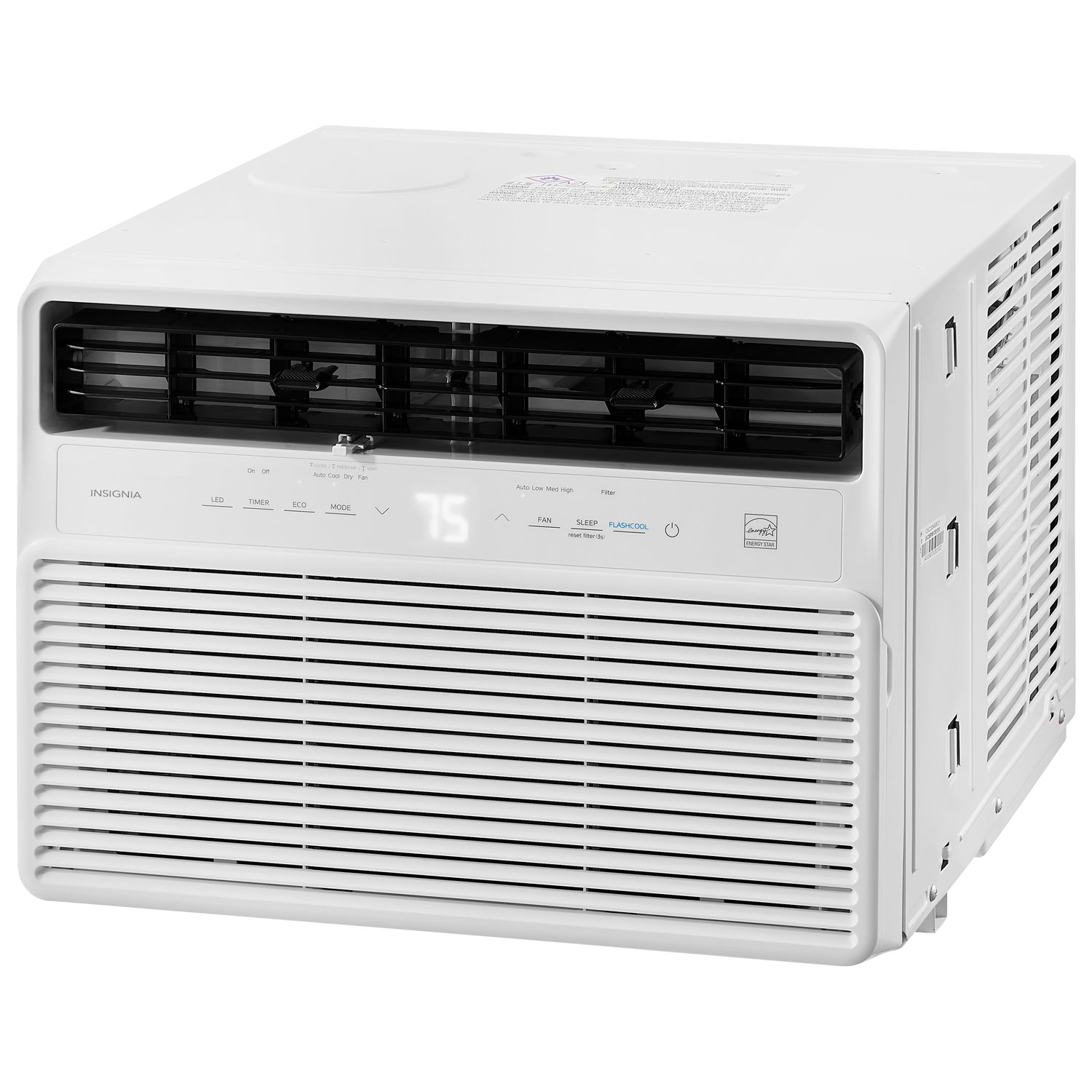 Climatiseur de fenêtre d'Insignia - 12 000 BTU - Blanc/Gris - Exclusivité Best Buy