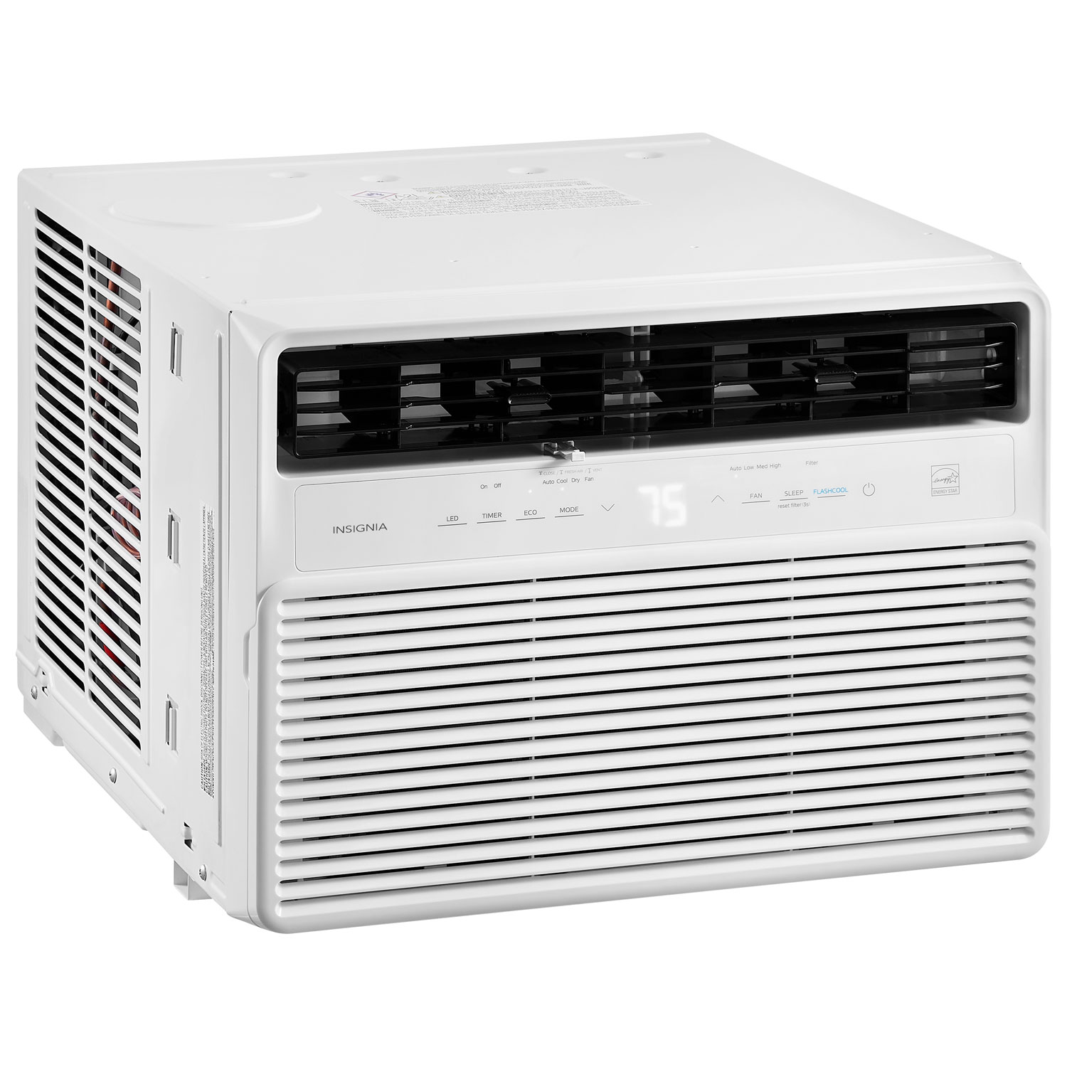 Climatiseur de fenêtre d'Insignia - 12 000 BTU - Blanc/Gris - Exclusivité Best Buy