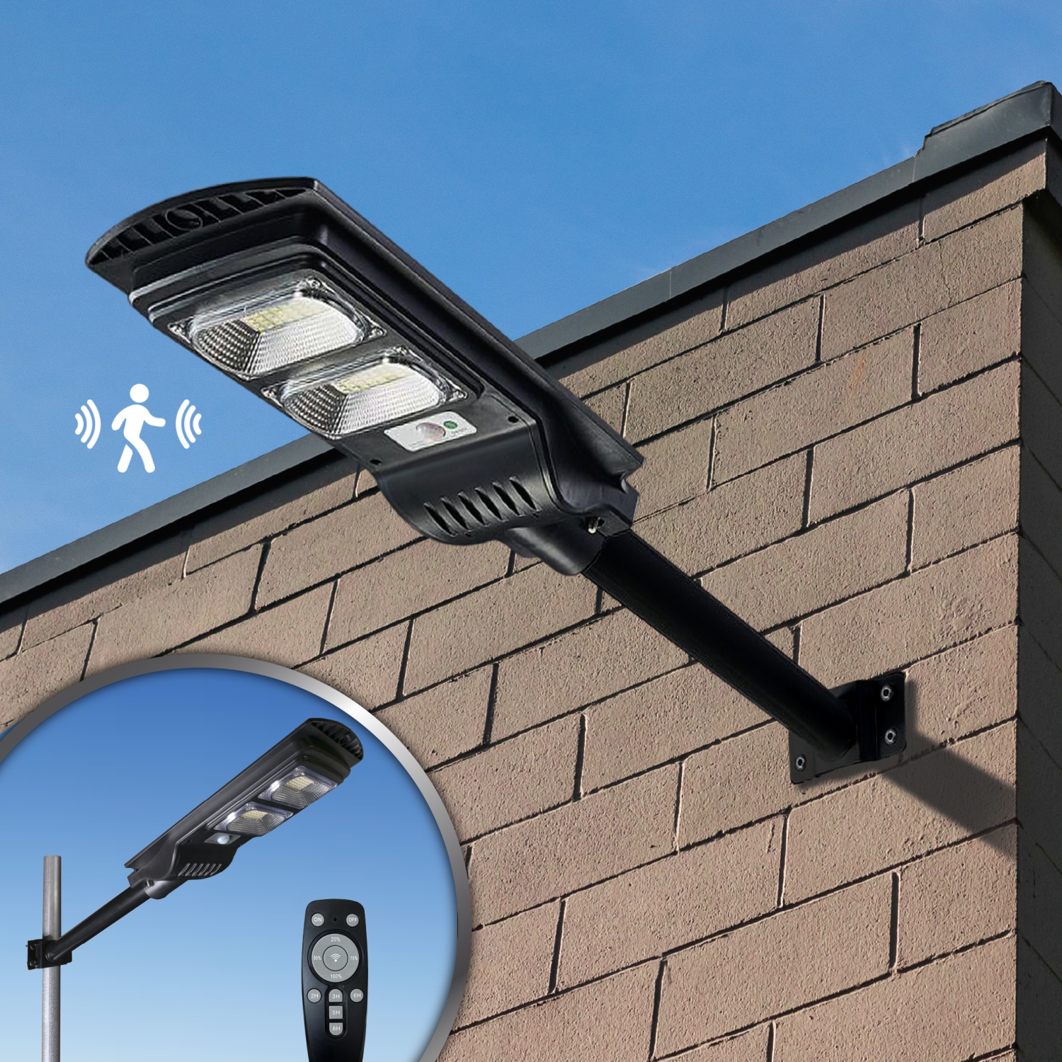 Classy Caps Solar Security Street Light