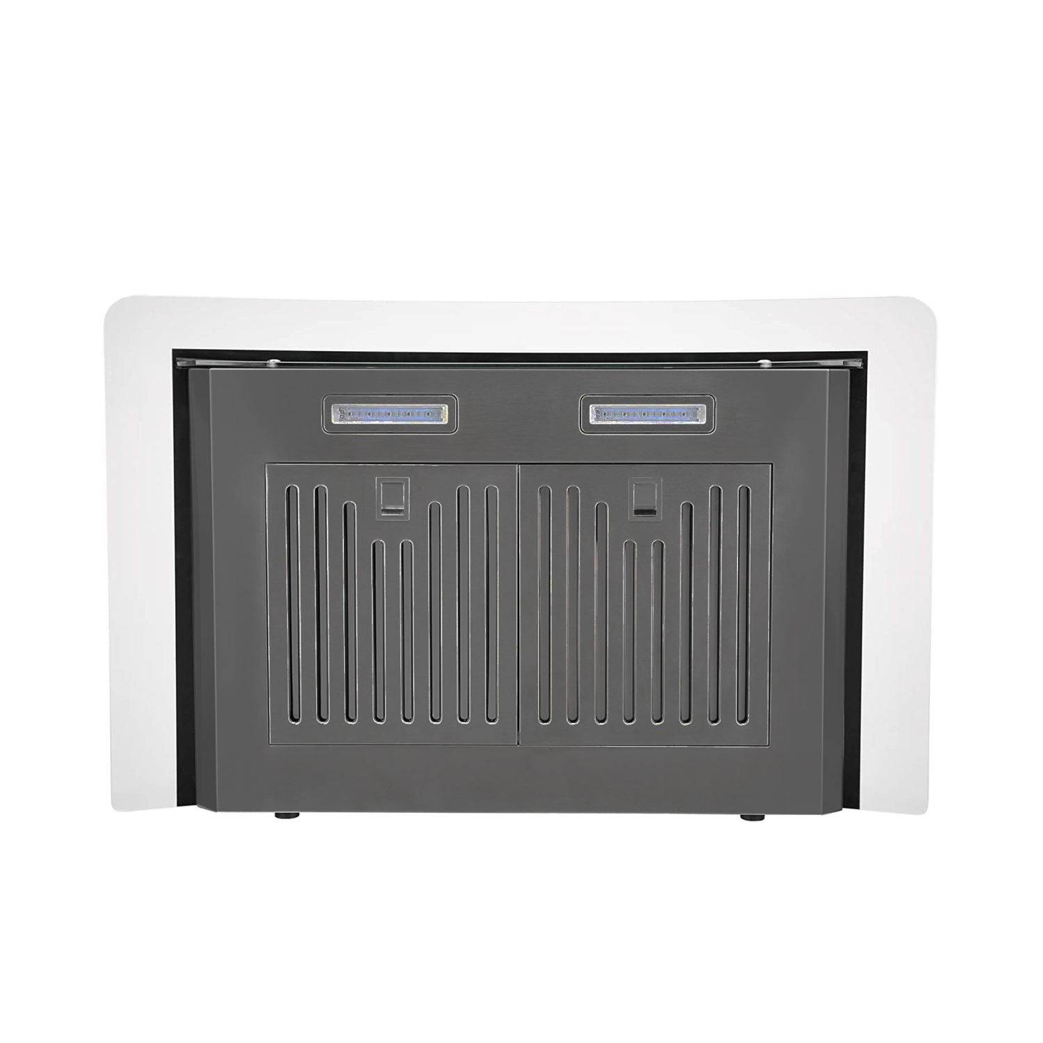 ROXON 900 CFM BLACK STAINLESS STEEL 30 Inches Range Hood Wall Mounted Kitchen Exhaust Fan Style RXN-W46AHBK-30