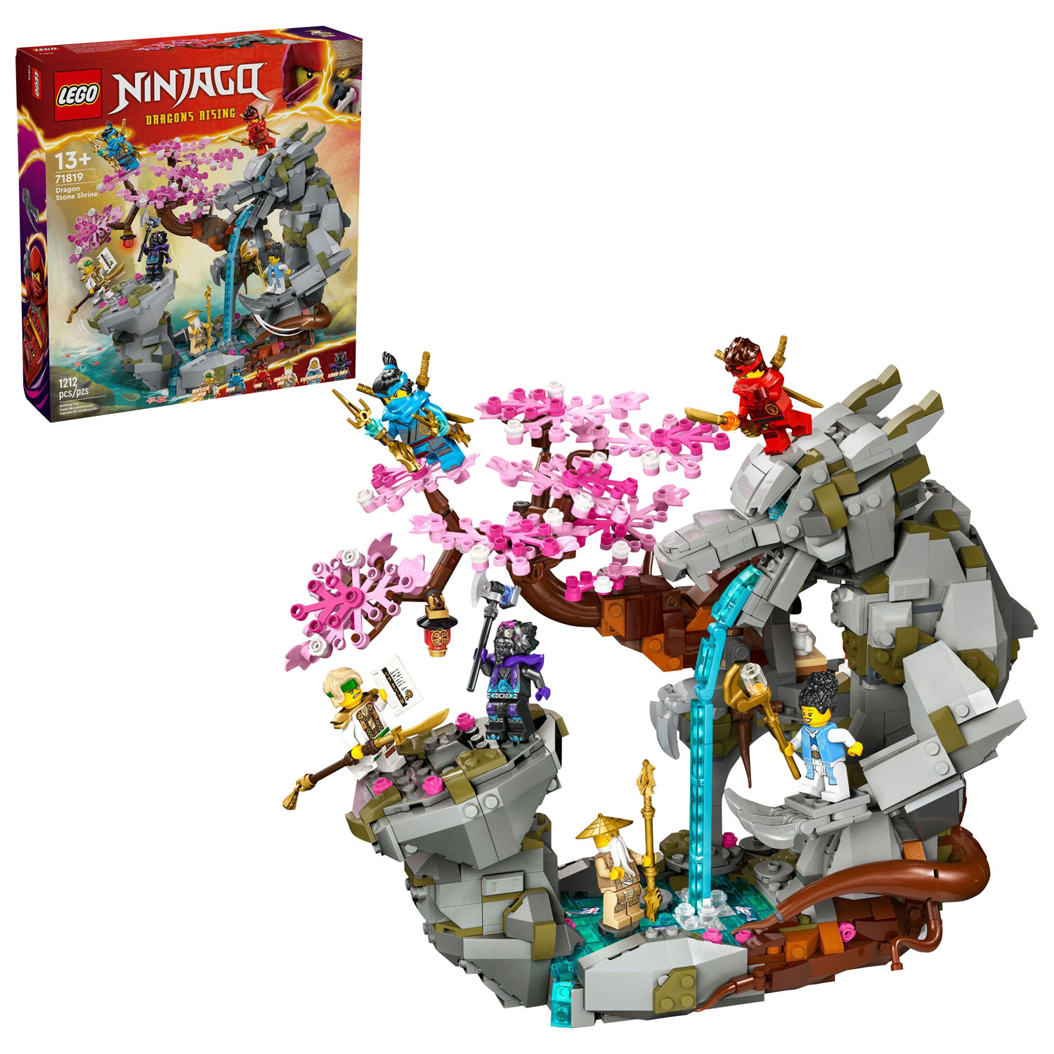 LEGO NINJAGO: Dragons Rising Dragon Stone Shrine - 1212 Pieces (71819)