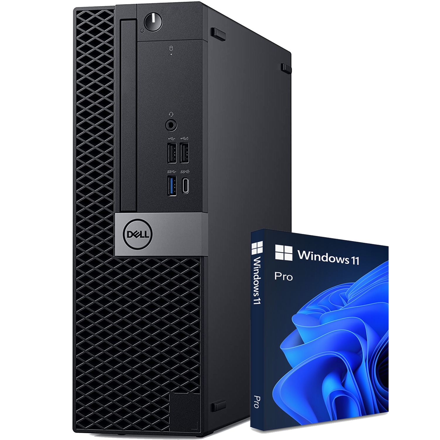 Refurbished (Good) - Powerfull Desktop PC Dell OptiPlex SFF Computer (Intel Core i5 Processor/ 1TB M.2 NVMe SSD/ 32GB DDR4 RAM/ Windows 11 Pro/ Bluetooth) - Professional Grade PC