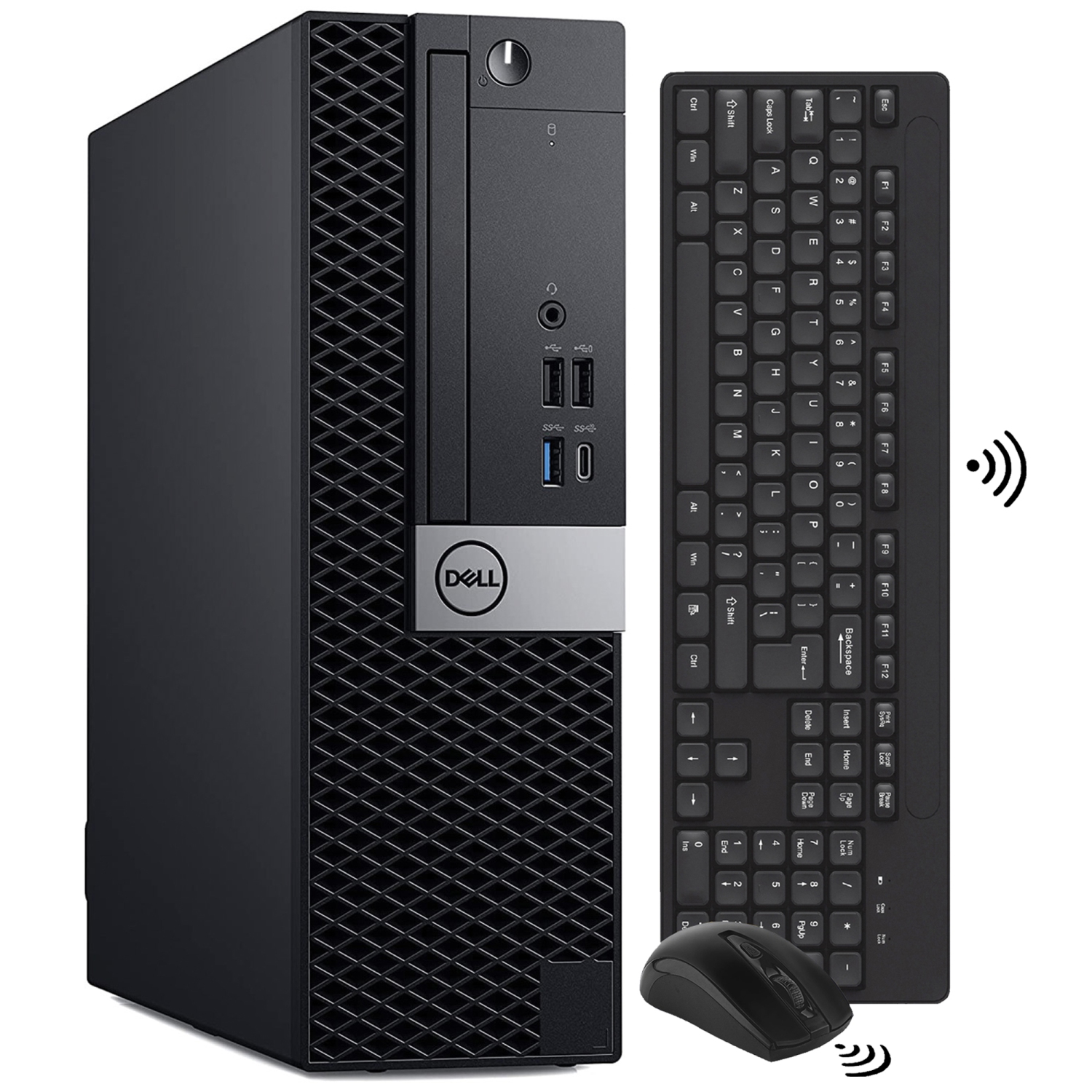 Refurbished - Desktop PC Dell OptiPlex SFF High-Performance Computer (Core i5| 512GB M.2 NVMe SSD| 32GB DDR4 RAM| Windows 11 Pro| WiFi| Bluetooth)