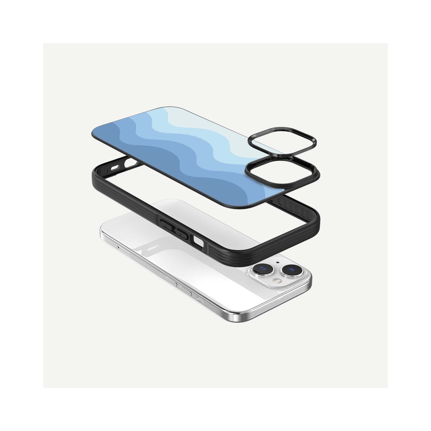 iPhone 15 Case With MagSafe - Blue Wave