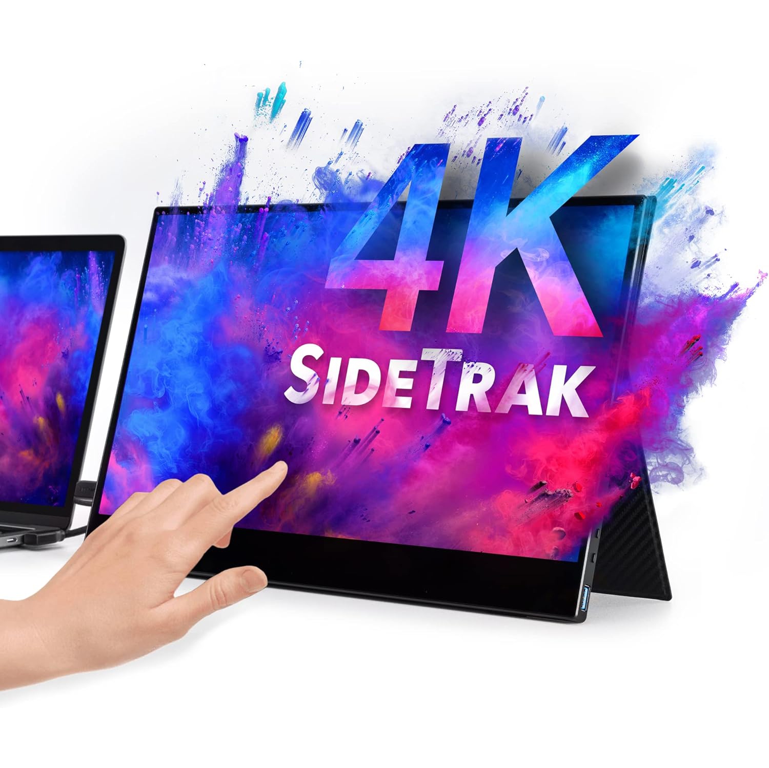 SideTrak Solo 15.6" Freestanding Portable 4K Touchscreen Monitor, USB-C Or Mini HDMI