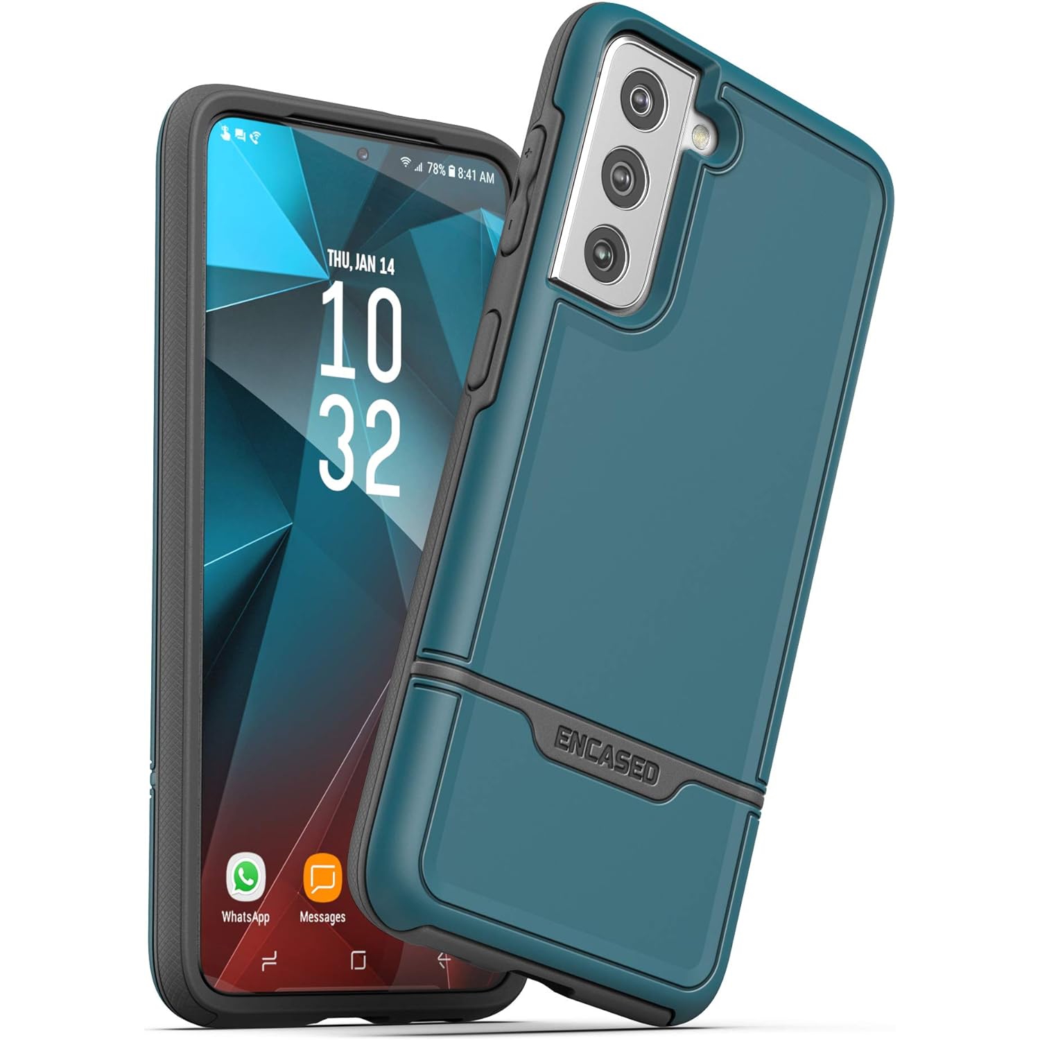 Rebel Series Designed for Samsung Galaxy S21 Plus Case, Heavy Duty Protective Phone Case