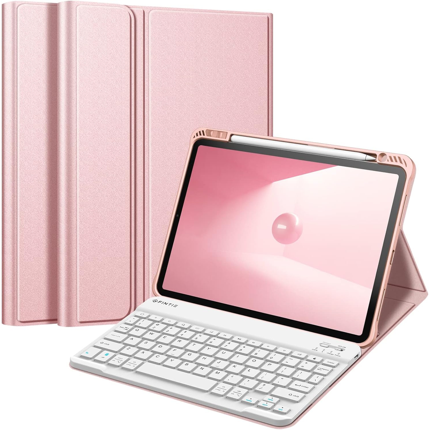 Keyboard Case for iPad Pro 11-inch (4th / 3rd Generation) 2022/2021 - Soft TPU Back Cover with Magnetically
