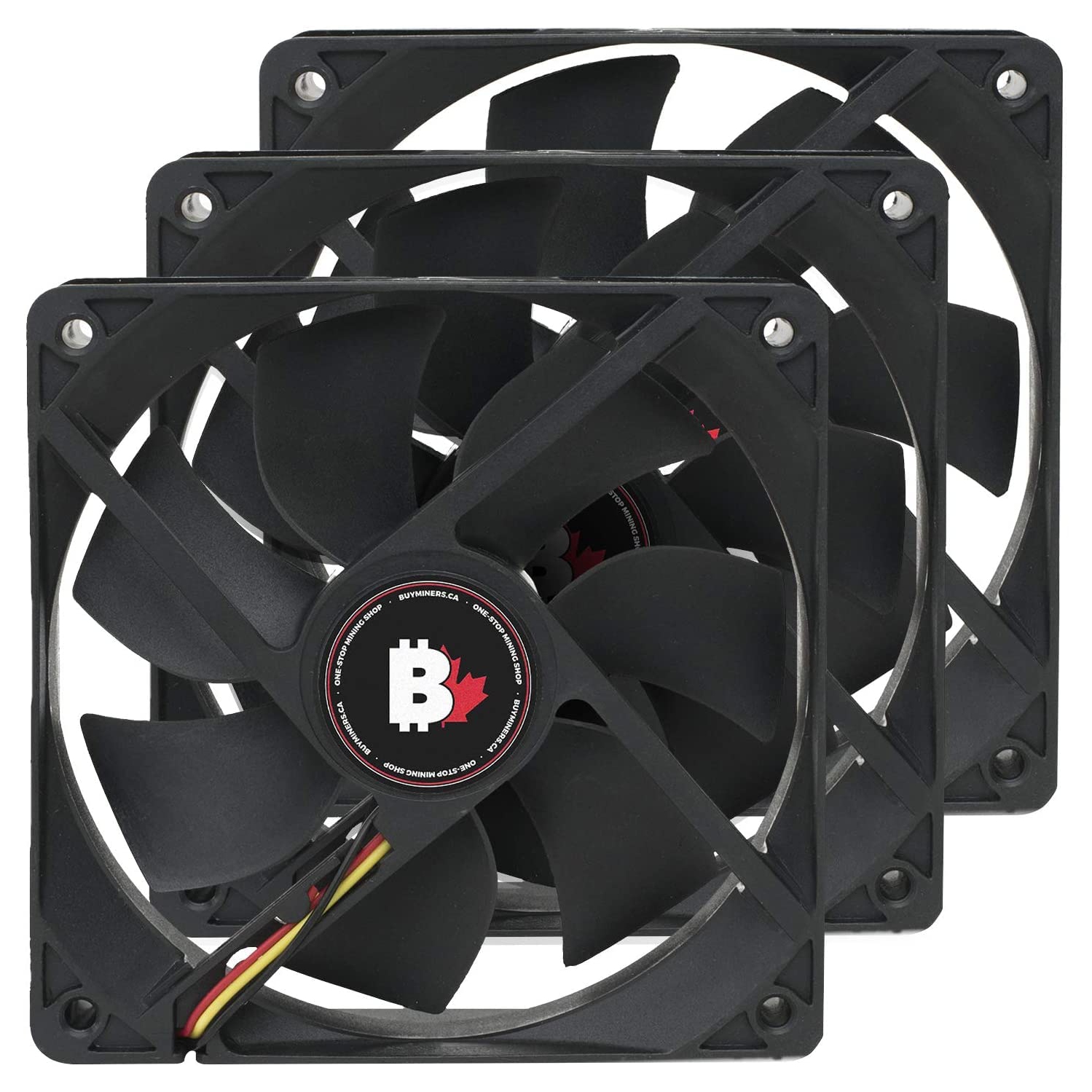 High Airflow PC Case Fan - 120mm 4-Pin 3000RPM Dual Ball Bearing Computer Fan with Thin Blades and PWM Control, Cooling