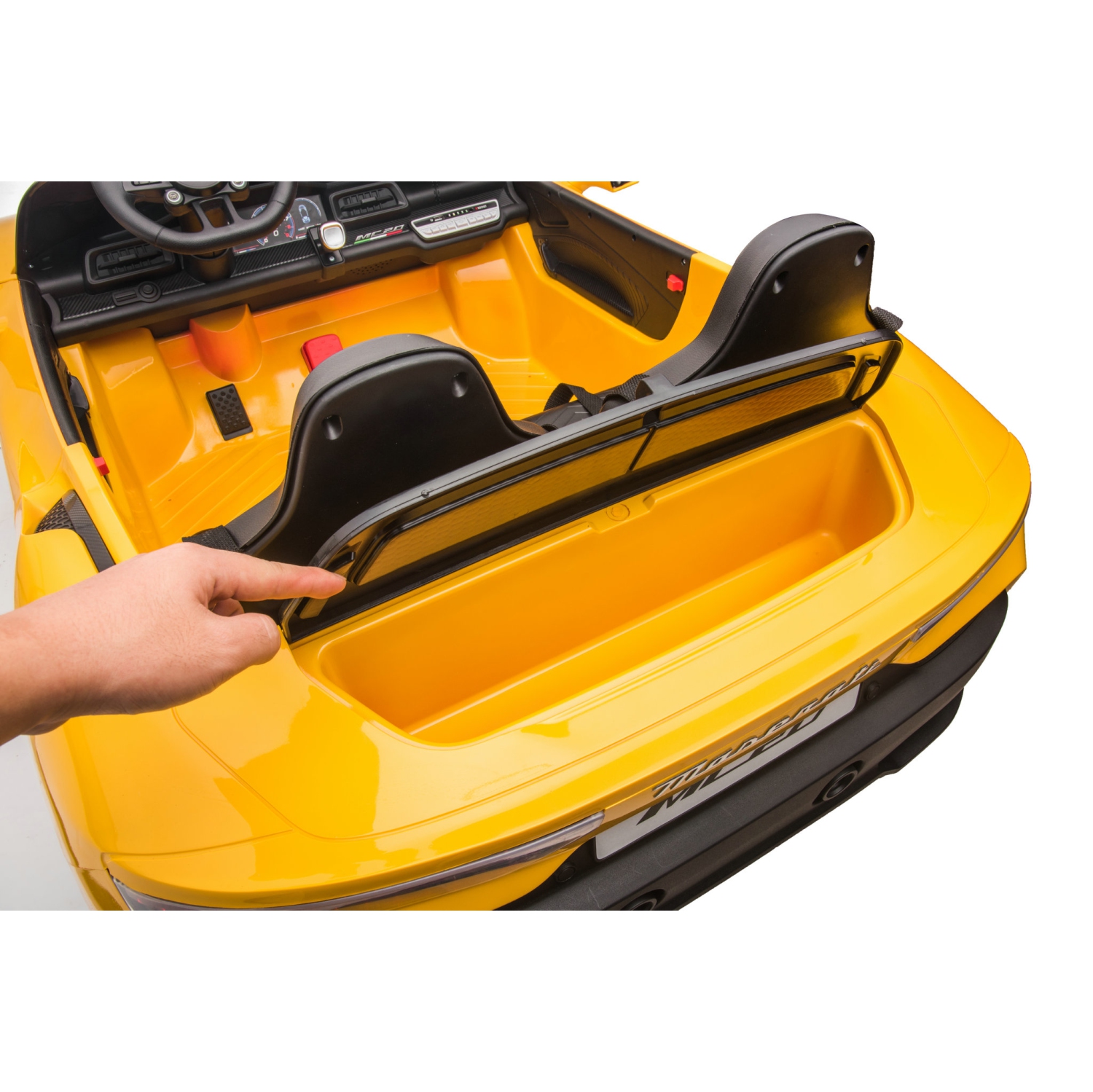 SONICTECK KIDS RIDE ON CAR MASERATI MC 20 BRUSHLESS KIDS CAR 24VOLTS LARGE SIZE 2 SEATER