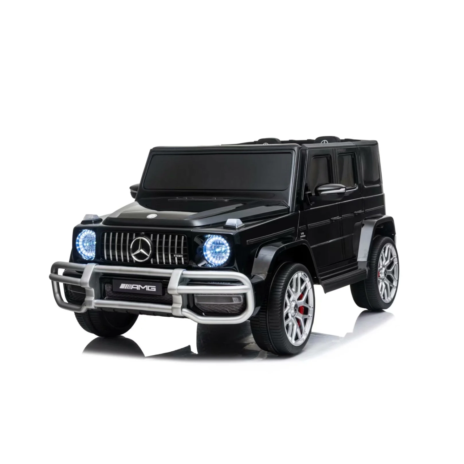 SONICTECK Kids Ride on Car Mercedes Benz G63 4x4 Electronic Ride on Car 2 Seater Bluetooth
