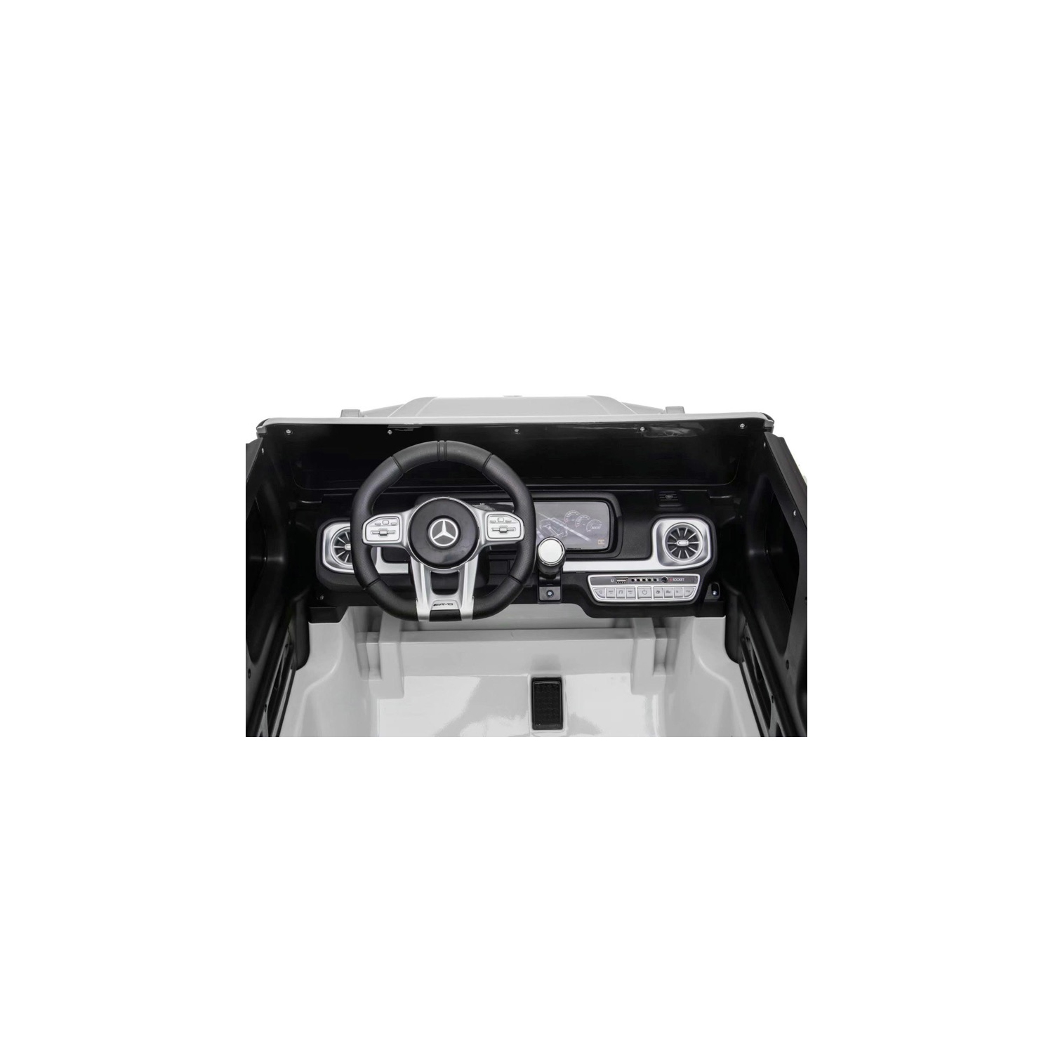 SONICTECK Kids Ride on Car Mercedes Benz G63 4x4 Electronic Ride on Car 2 Seater Bluetooth