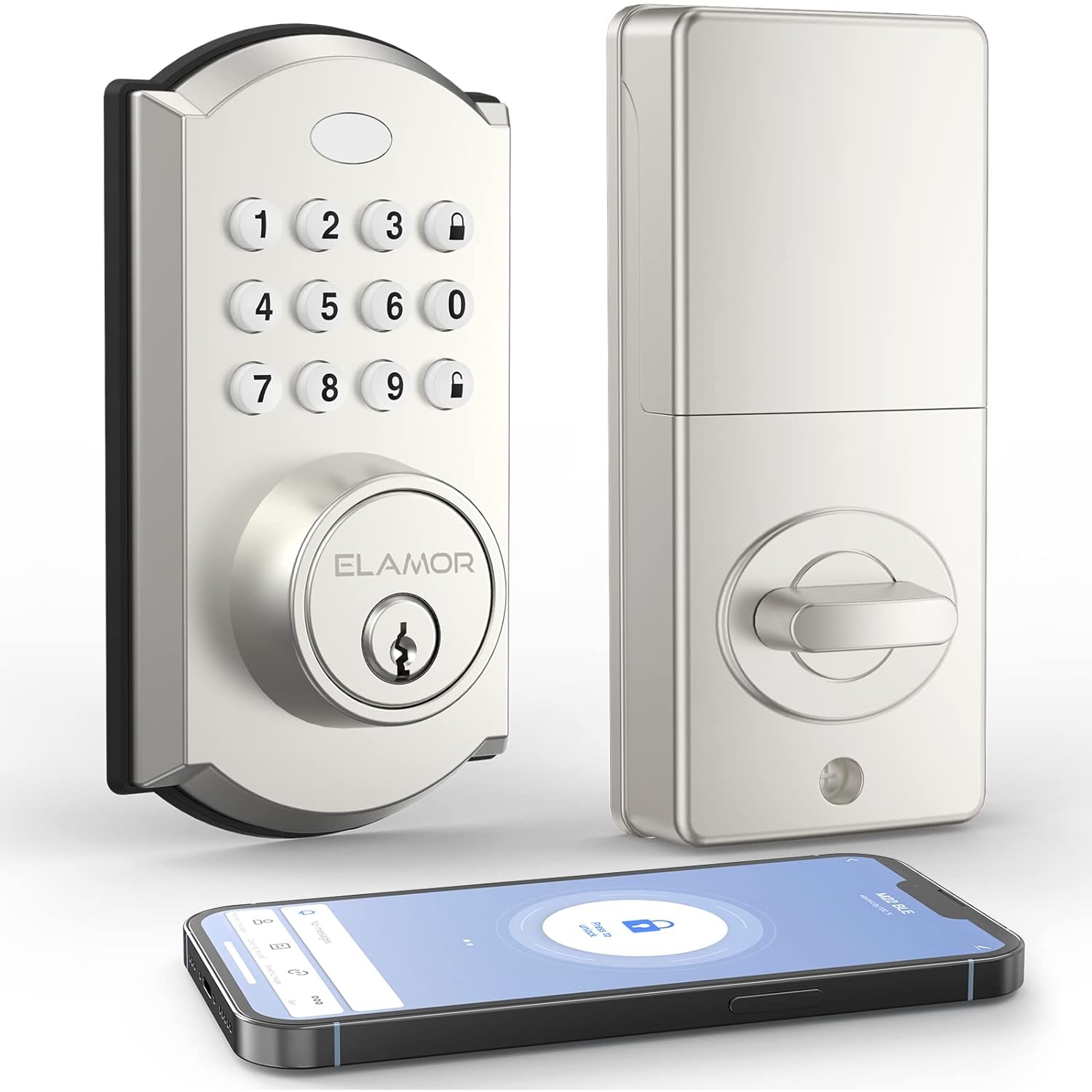Keyless Entry Door Lock, Smart Lock with Bluetooth APP Control