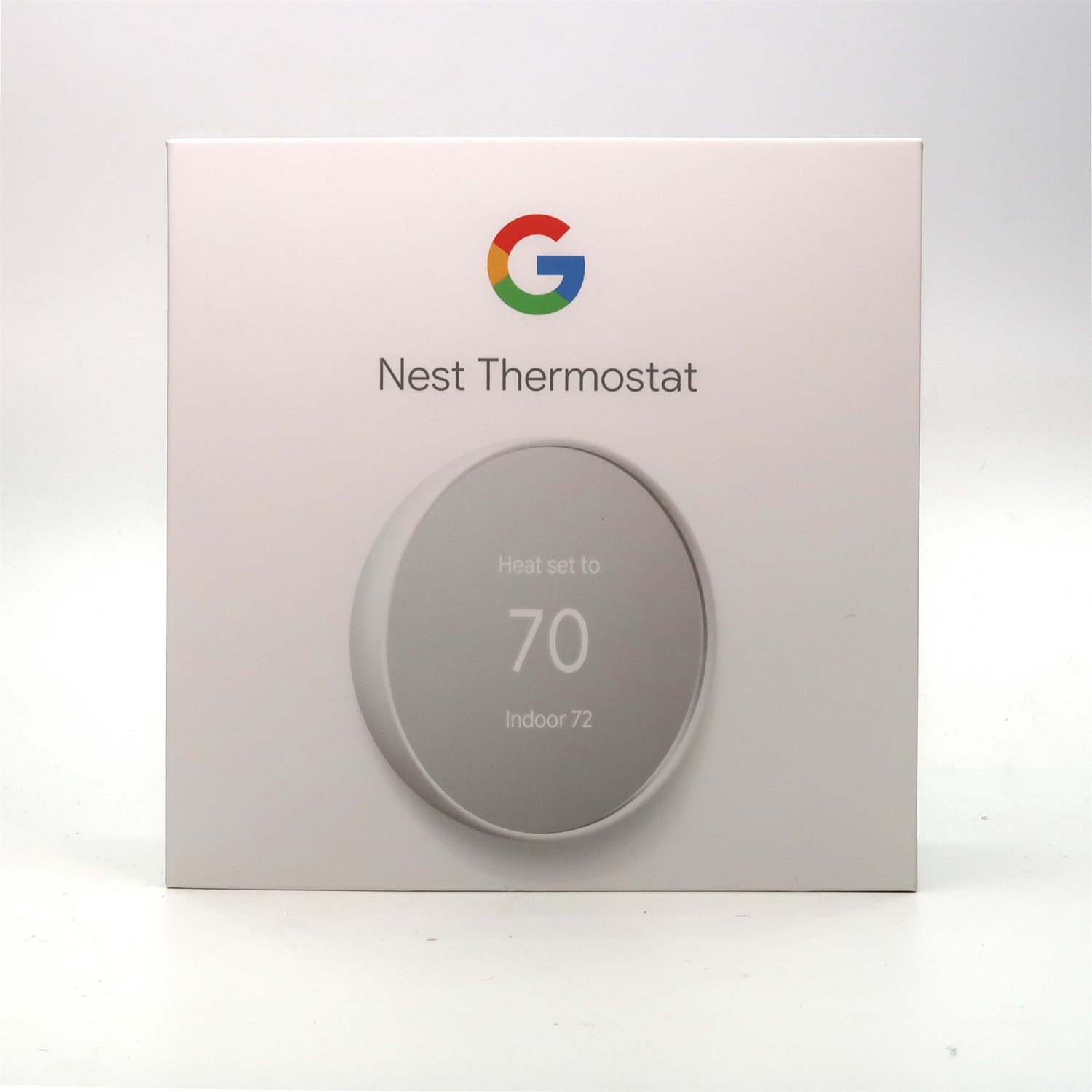 2 Units Google Nest Smart Programmable Wifi Thermostat for Home - Snow - Open Box