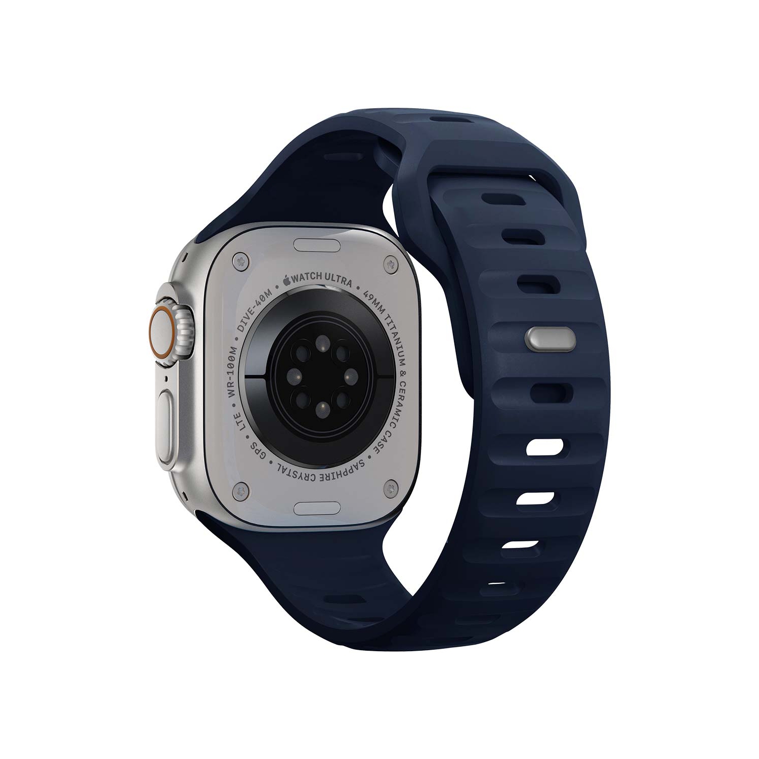 Band & Bezel Sporty Apple Watch Band - Premium FKM Apple Watch Bands, iWatch Bands - Apple Watch Strap for all Sizes Watch Series 9 Ultra 8 7 6 5 4 3