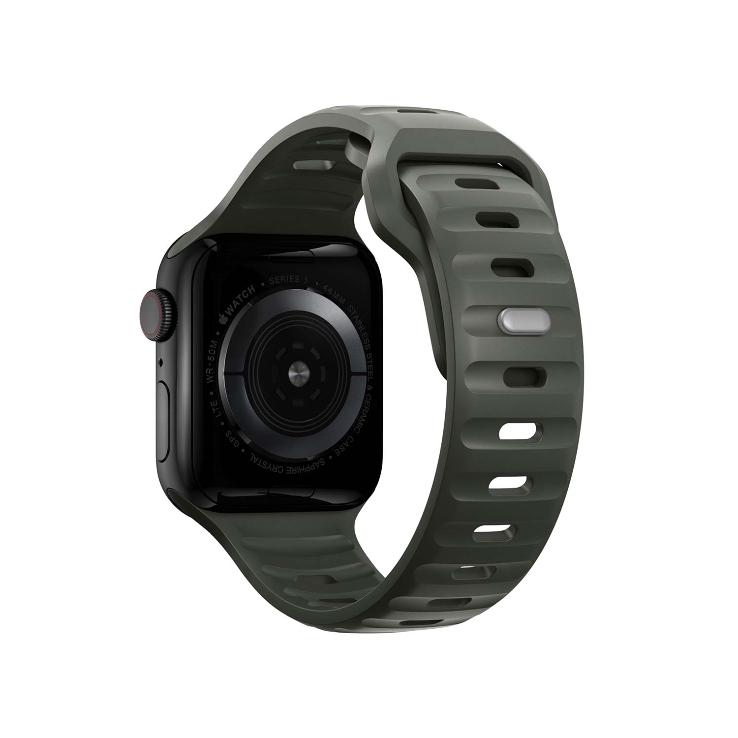 Band & Bezel Sporty Apple Watch Band - Premium FKM Apple Watch Bands, iWatch Bands - Apple Watch Strap for all Sizes Watch Series 9 Ultra 8 7 6 5 4 3