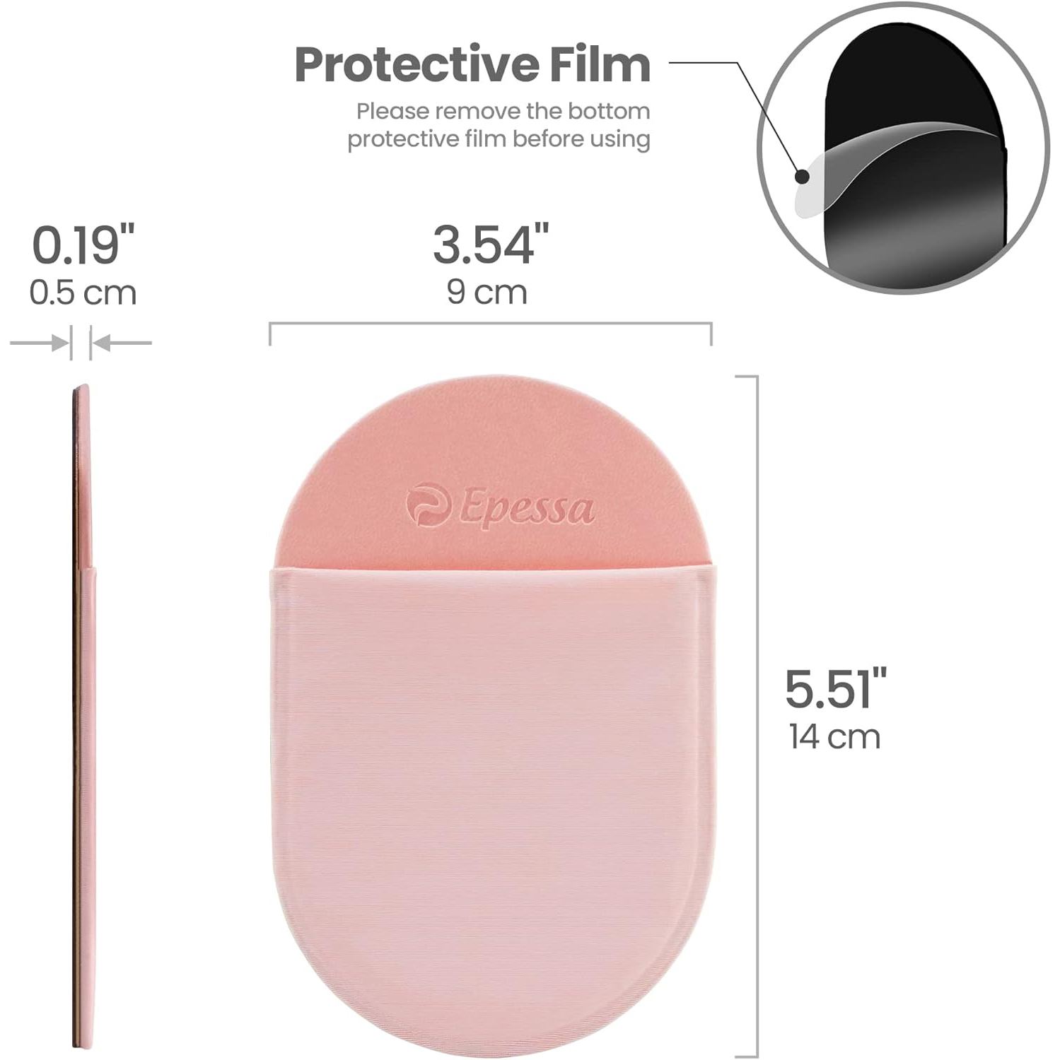 E – Étui universel pour souris Stick-On, porte-souris pour souris sans fil, adhésif réutilisable, aucun résidu de colle, compatible avec iPad ou