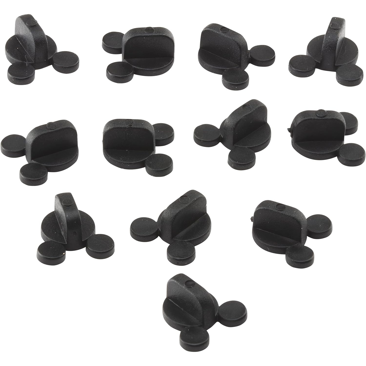 Collectible Mouse Ear Pin Backs(12 Pcs) - Compatible with Mickey Mouse, Disney and other novelty Collectible pins - A Great way to keep your favorite