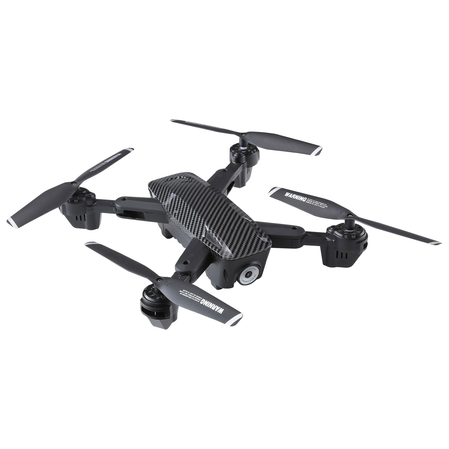 Vivitar Skyhawk Foldable RC Plane / Toy Drone with Camera & Controller - Black - Only at Best Buy