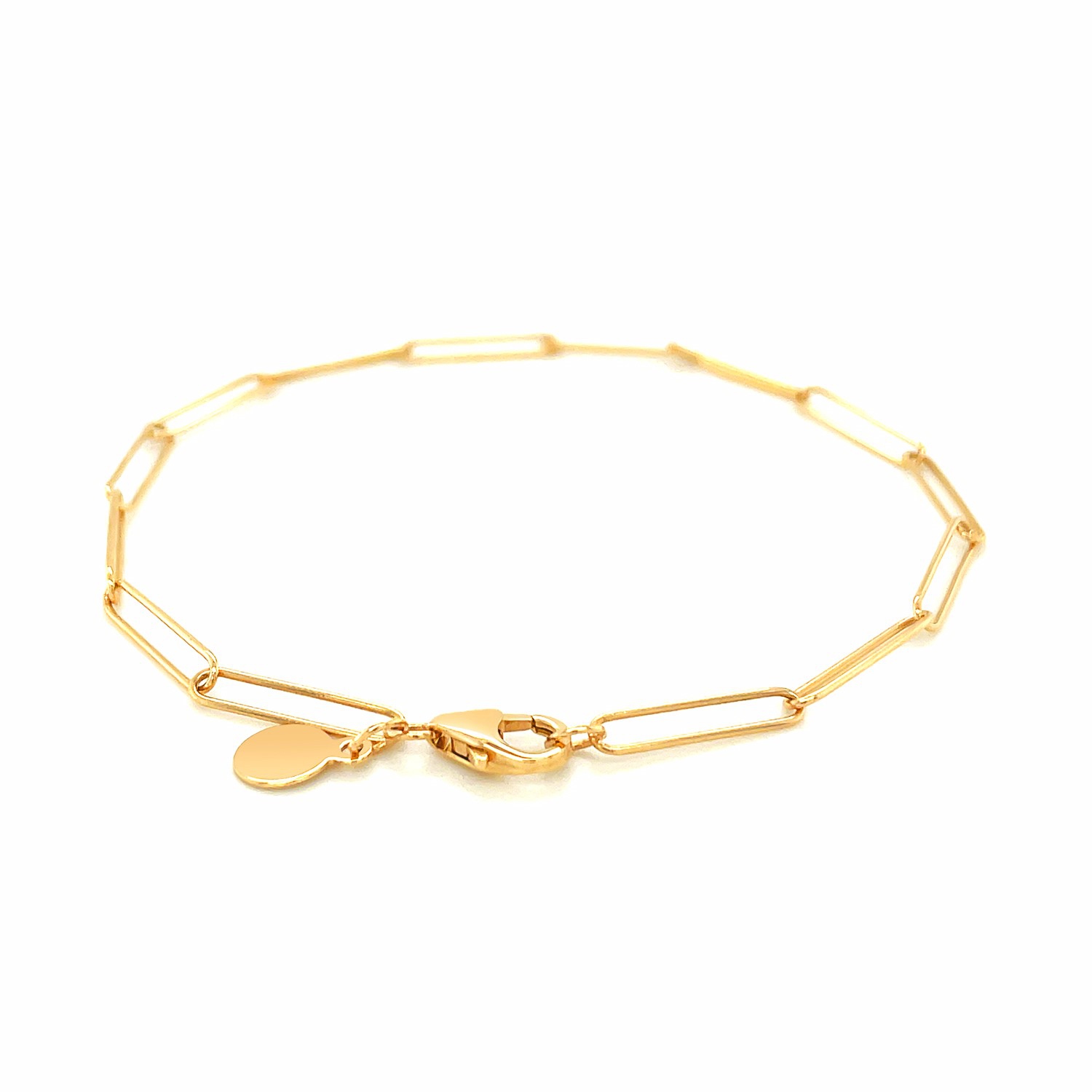 Bracelet à trombones en or jaune 14K ct