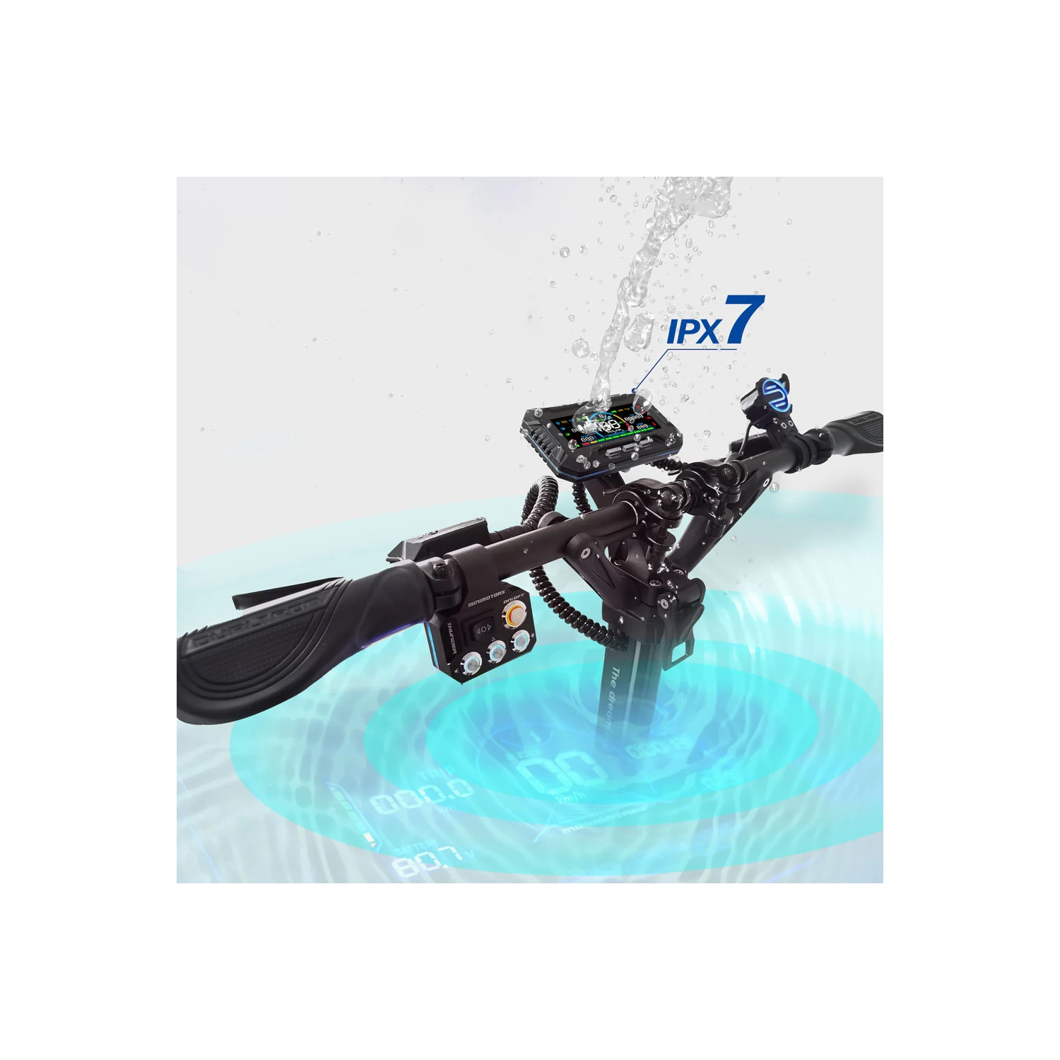 Trottinette électrique Dualtron Thunder 3 | moteur double | suspension complète | portée jusqu'à 160 km | vitesse maximale 90 km/h |