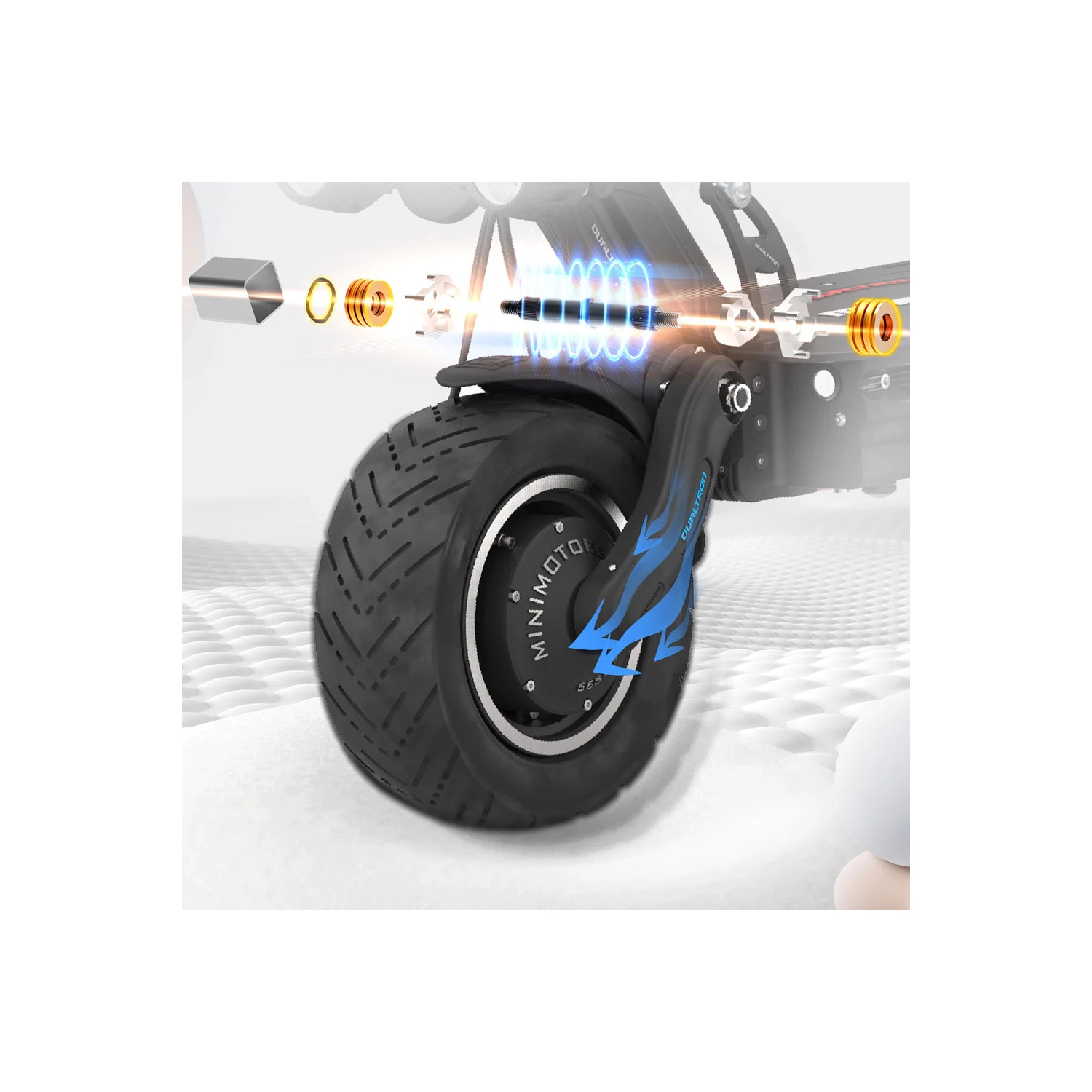 Trottinette électrique Dualtron Thunder 3 | moteur double | suspension complète | portée jusqu'à 160 km | vitesse maximale 90 km/h |