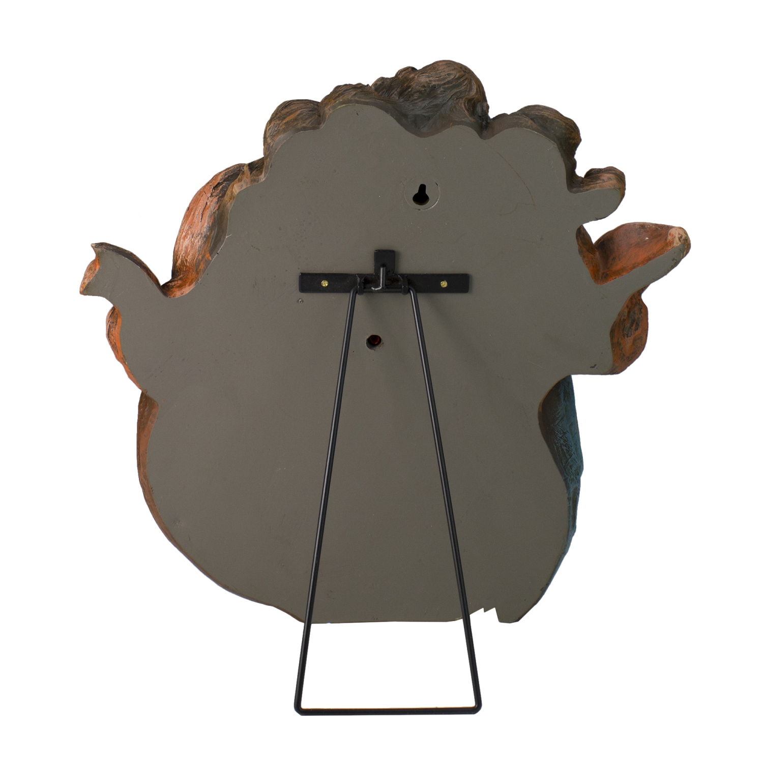 Buste mural de Noël ange, Sainte famille brune de 14 po