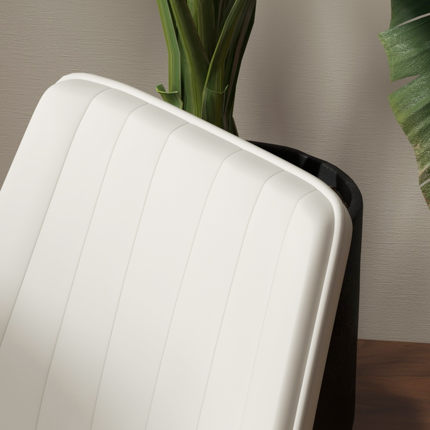 Ensemble de 2 chaises de salle à manger de HOMCOM, chaise de cuisine moderne avec revêtement en similicuir de polyuréthane et pattes en acier,