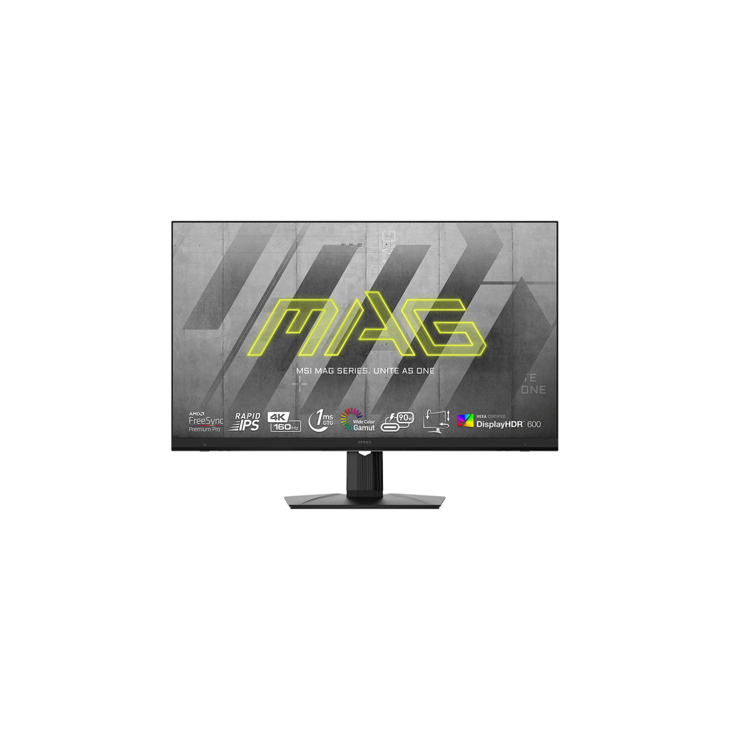 MSI 32" 4K Gaming Monitor, 160Hz, 1ms, 3840 x 2160 (UHD), 16:9 Rapid IPS Flat, Tilt, Swivel, Height adjustment, VESA, MAG 323UPF