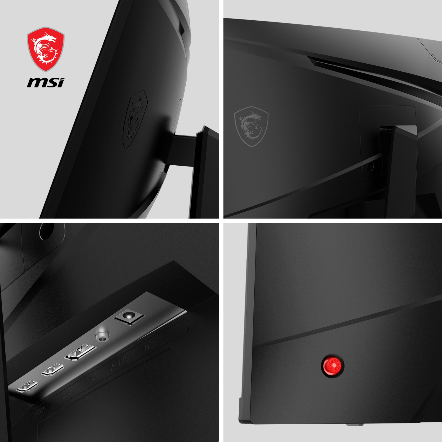 MSI - open box - 24" Curved 1500R Gaming Monitor, 180Hz, 1ms, 1920 x 1080, 16:9 VA, TILT, VESA, Frameless, Adaptive sync, G2422C