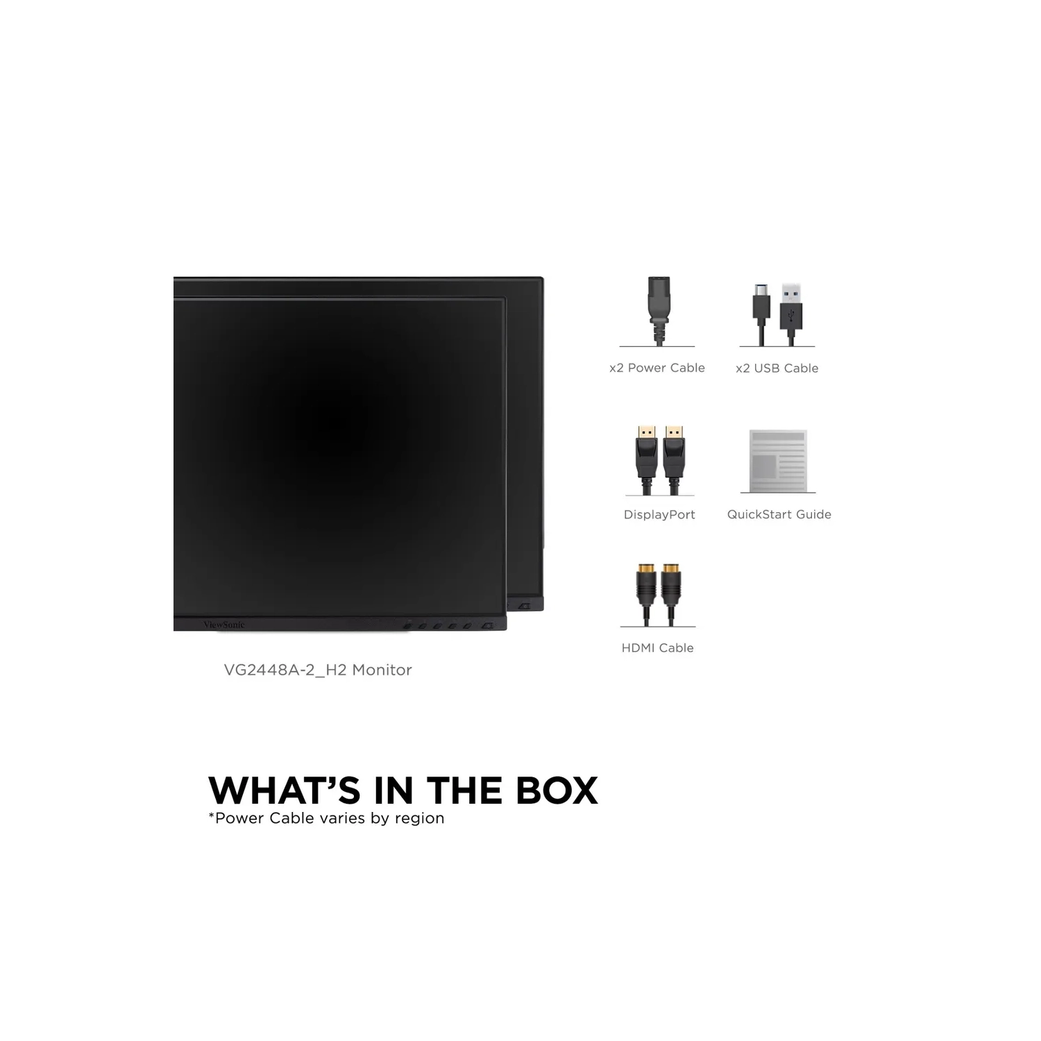 ViewSonic VG2448a-2_H2 VG2448a-2_H2 Widescreen LCD Monitor