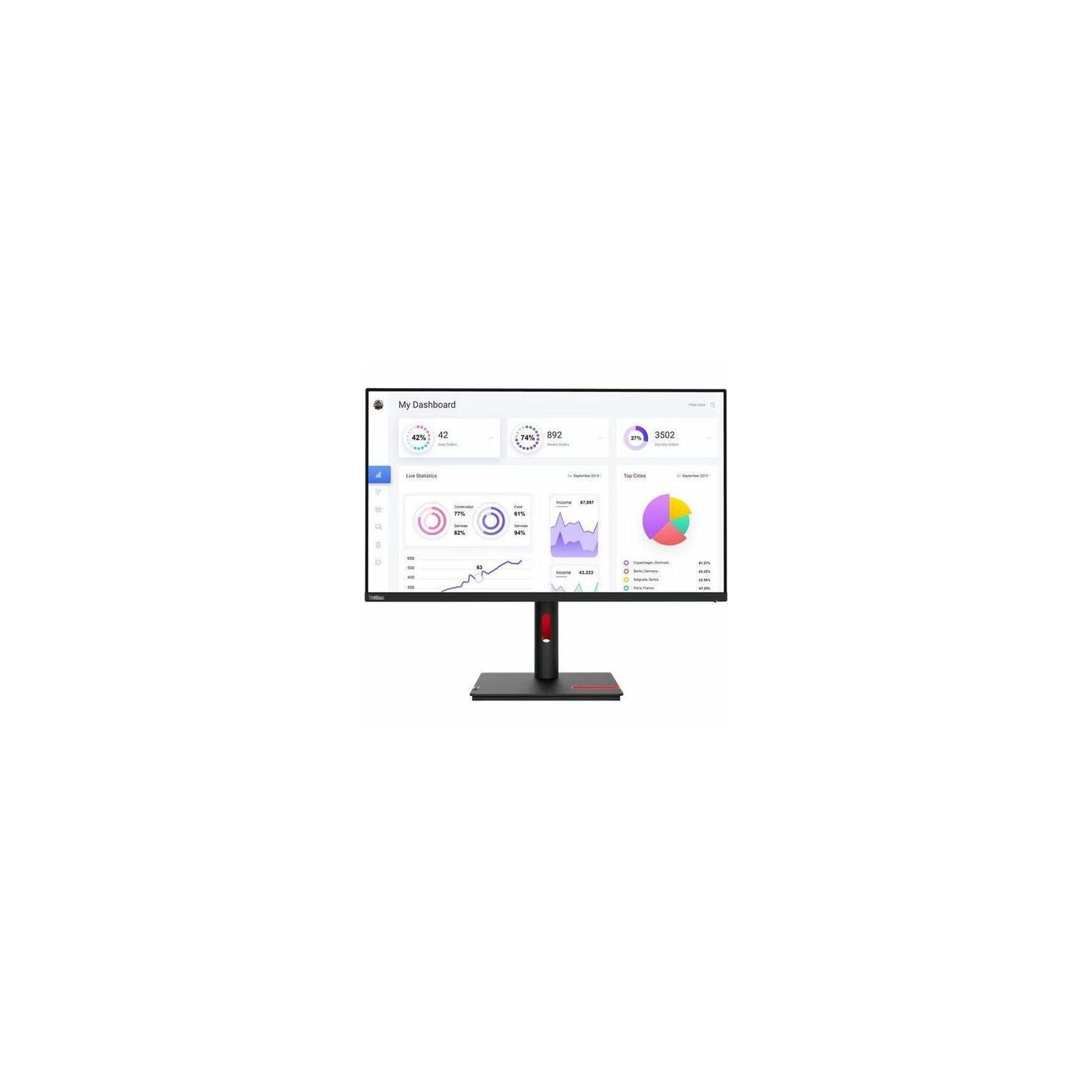 Lenovo 31.5" 4K UHD 60Hz IPS LED Monitor - Raven Black