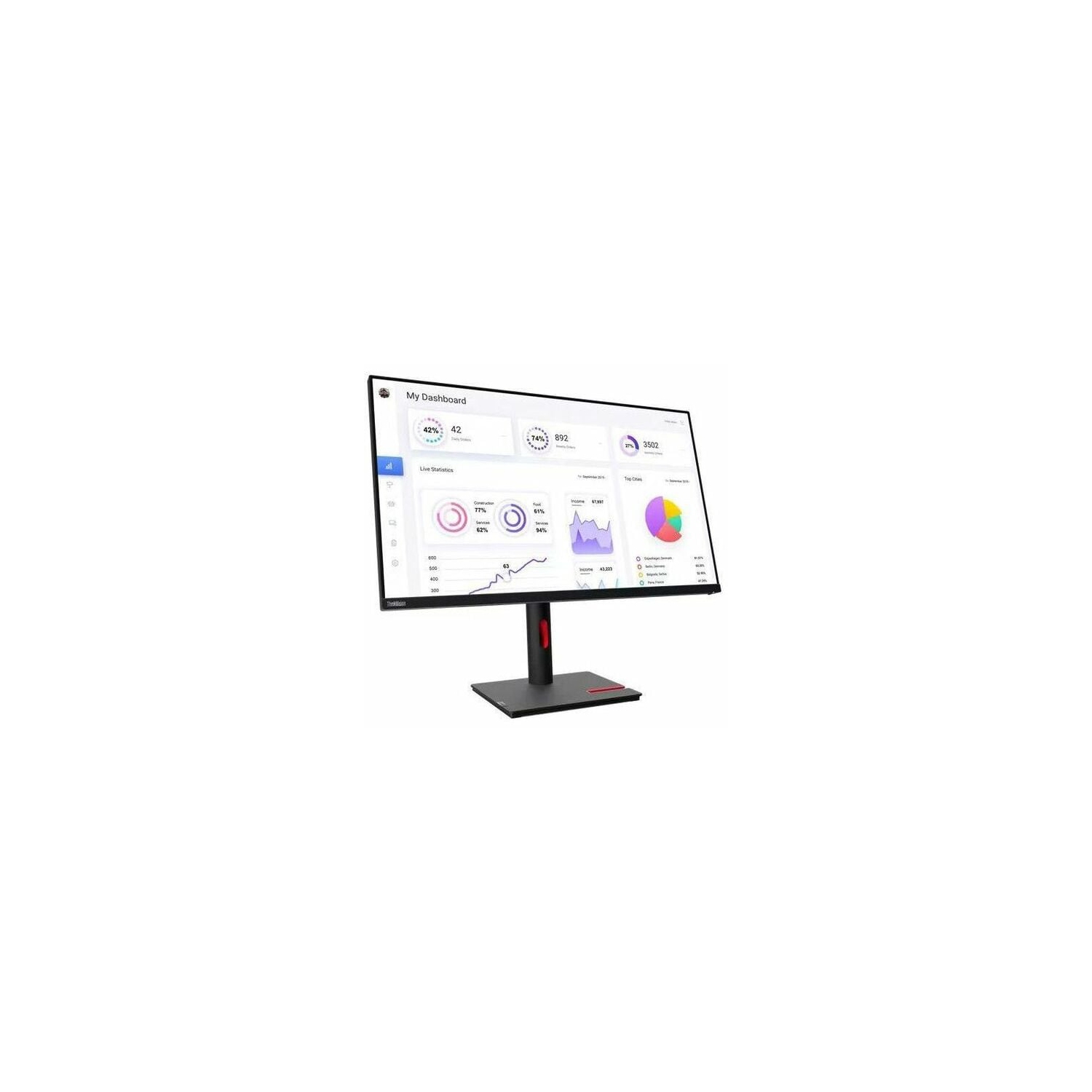 Lenovo 31.5" 4K UHD 60Hz IPS LED Monitor - Raven Black
