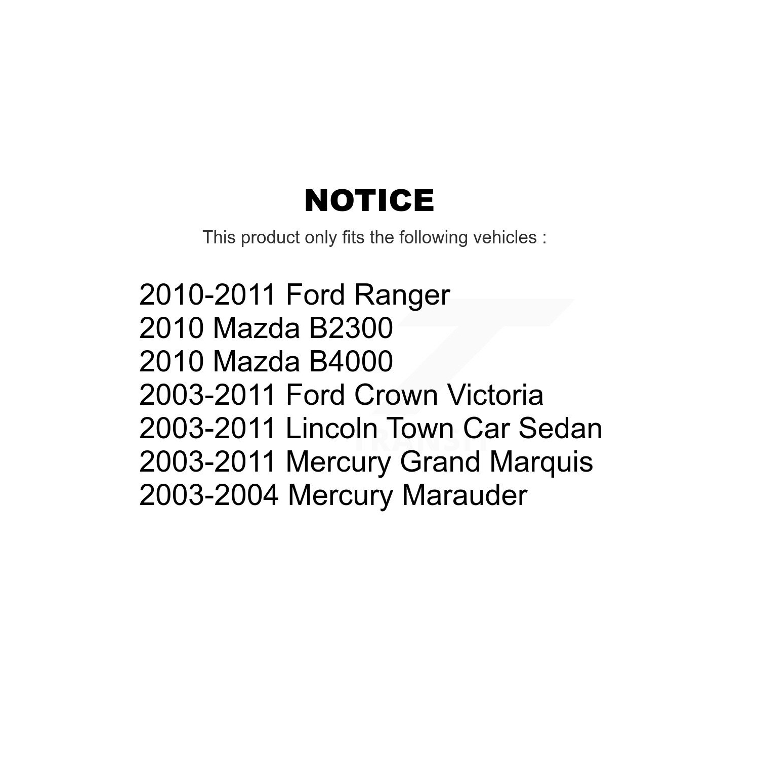 Rear Ceramic Disc Brake Pads CMX-D932 For Ford Ranger Crown Victoria Lincoln Town Car Mercury Grand