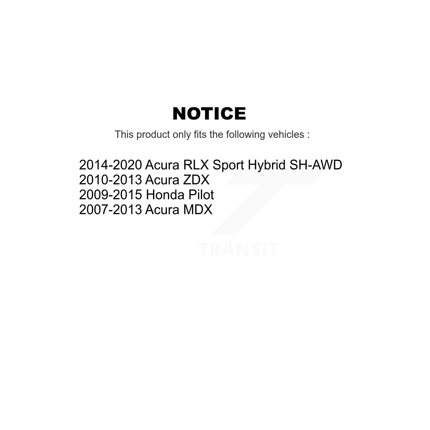 Plaquettes de frein avant en céramique CMX-D1378 pour Honda Pilot Acura MDX RLX ZDX