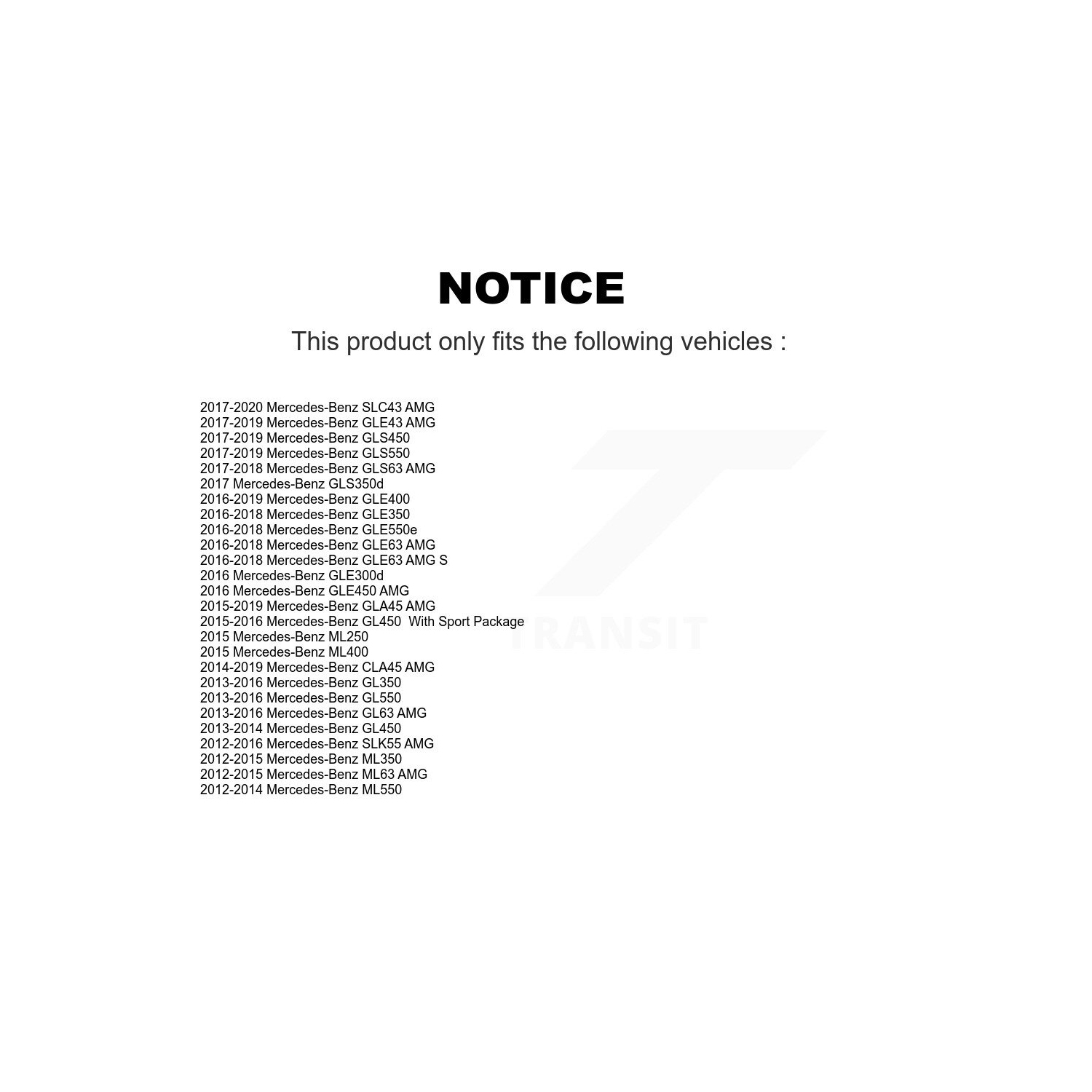 Rear Ceramic Disc Brake Pads CMX-D1630 For Mercedes-Benz ML350 GLE400 GLE350 GL350 GLE43 AMG GLS450