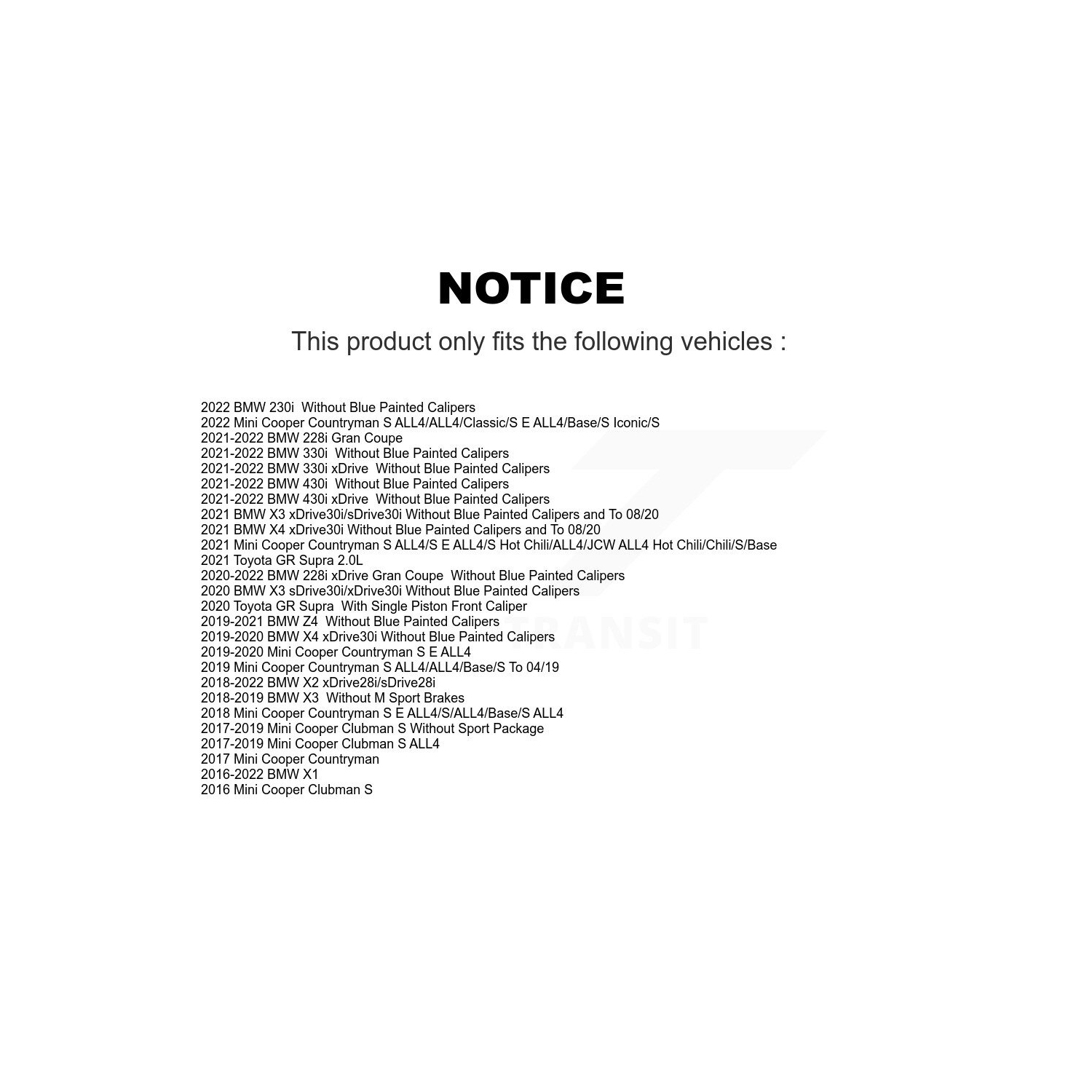 Front Ceramic Disc Brake Pads CMX-D1892 For BMW X3 X1 Mini Cooper Countryman X2 330i xDrive X4 228i