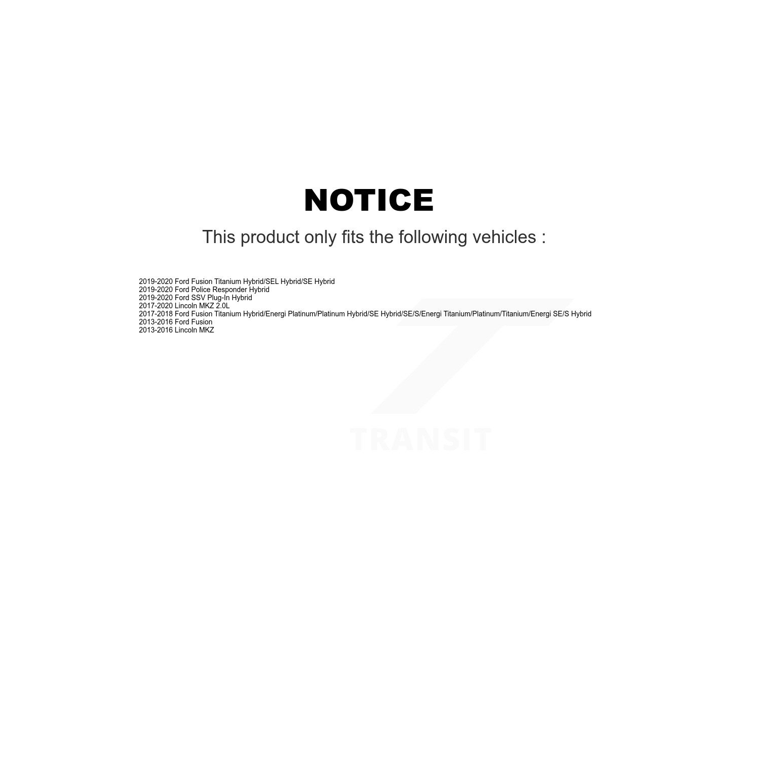 Front Ceramic Disc Brake Pads CMX-D1653 For Ford Fusion Lincoln MKZ Police Responder Hybrid SSV