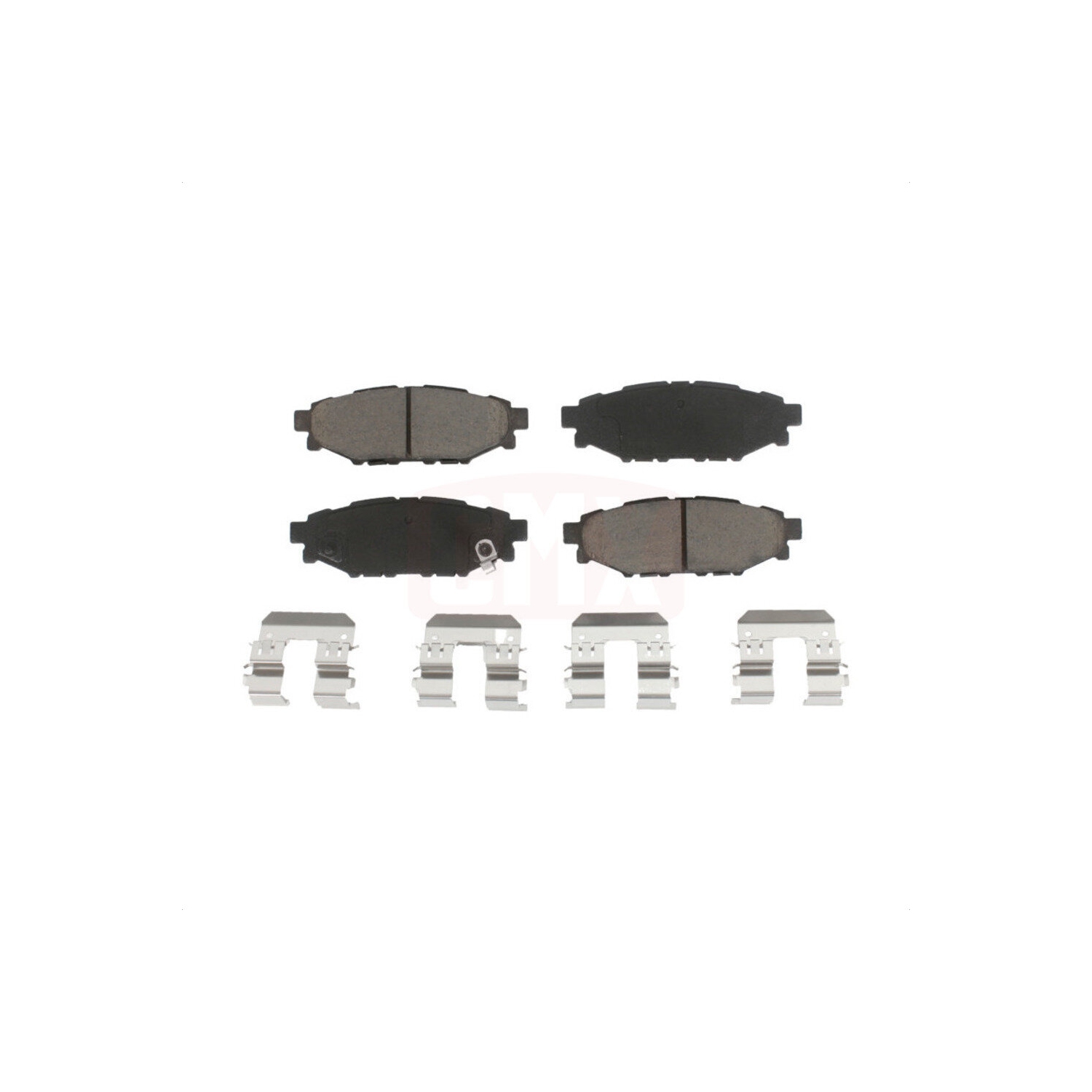 Rear Ceramic Disc Brake Pads CMX-D1114 For Subaru Crosstrek Impreza Forester Outback XV WRX Legacy