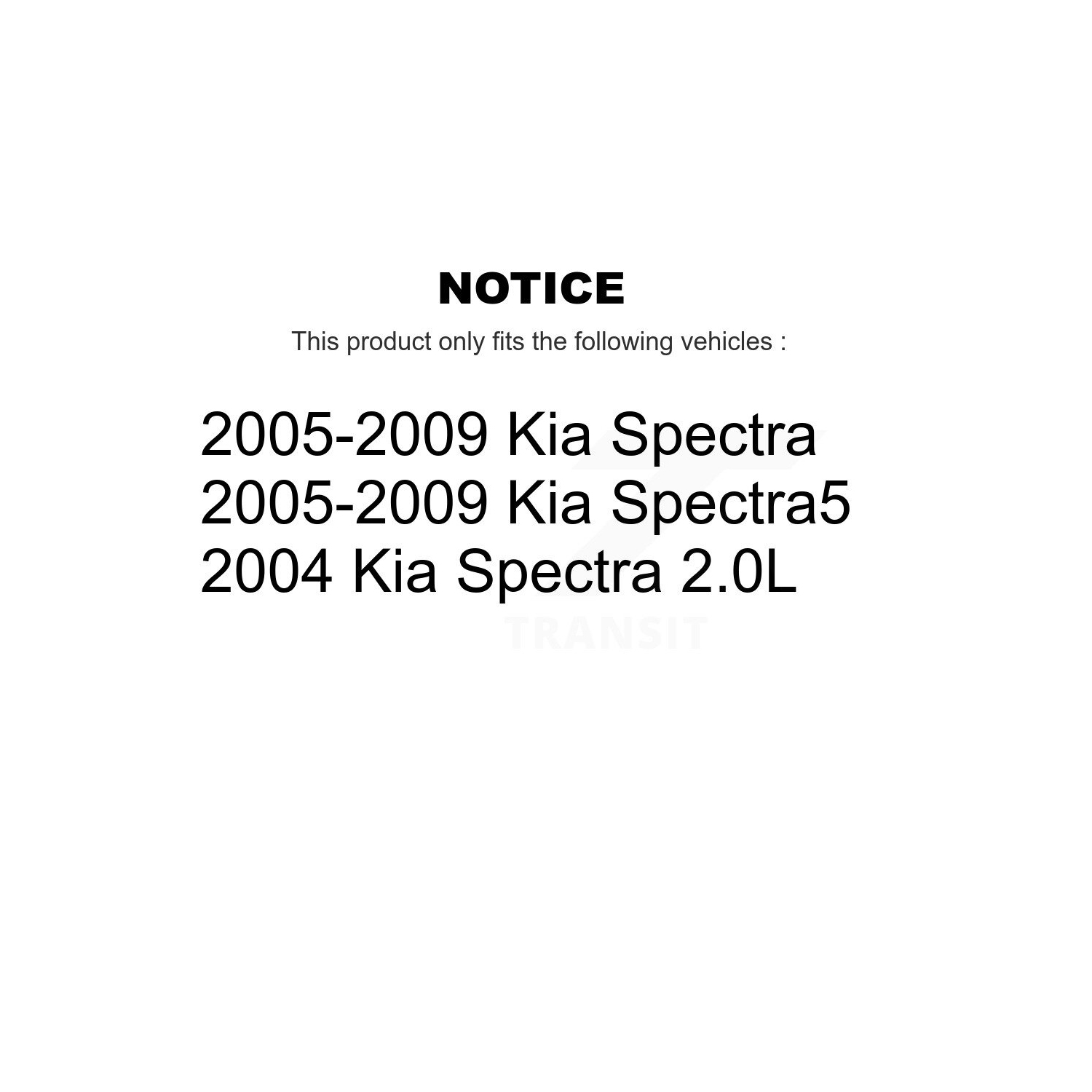 Front Semi-Metallic Disc Brake Pads SIM-1074 For Kia Spectra Spectra5